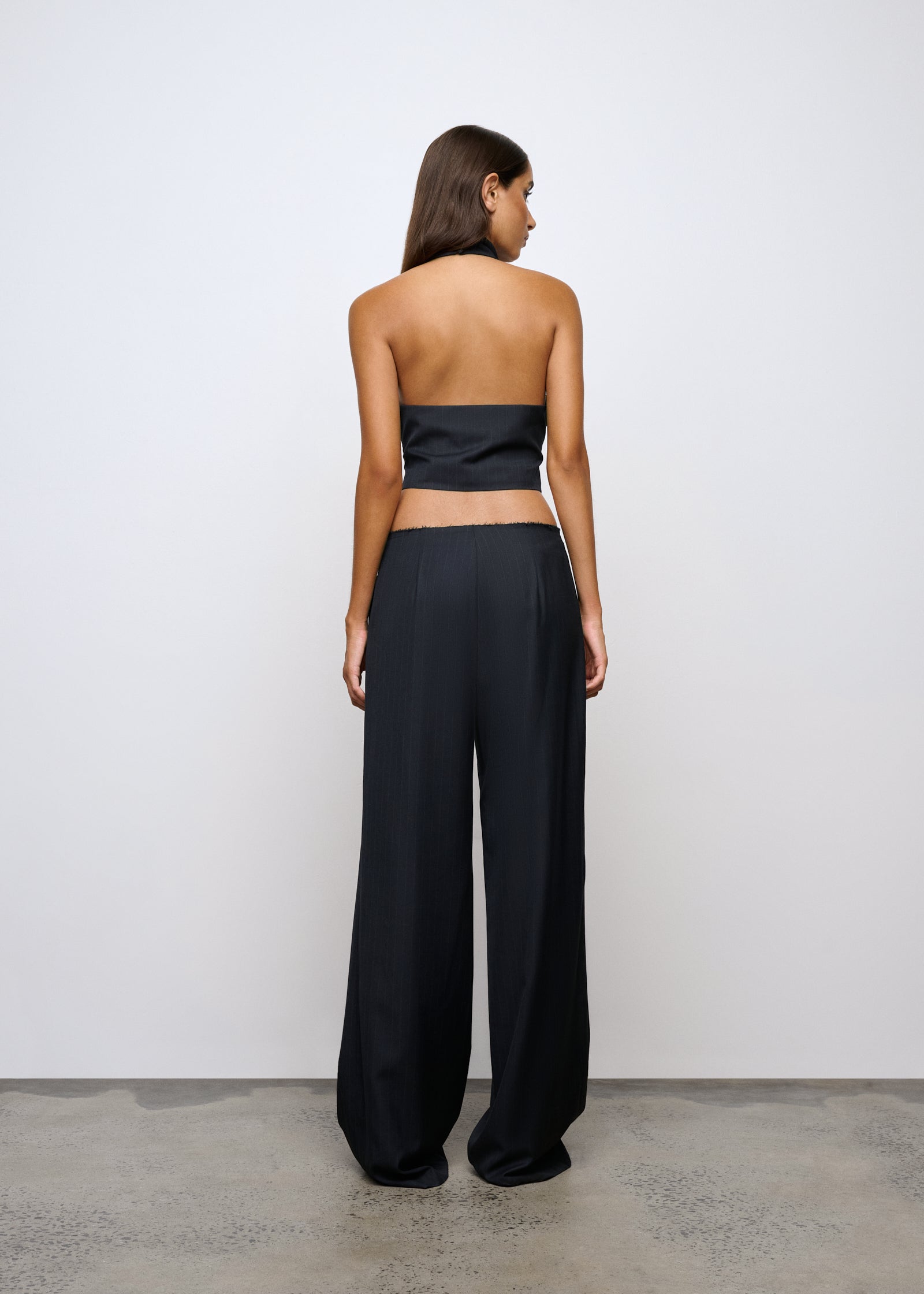 One of Others - Margot Pant - Navy Pinstripe