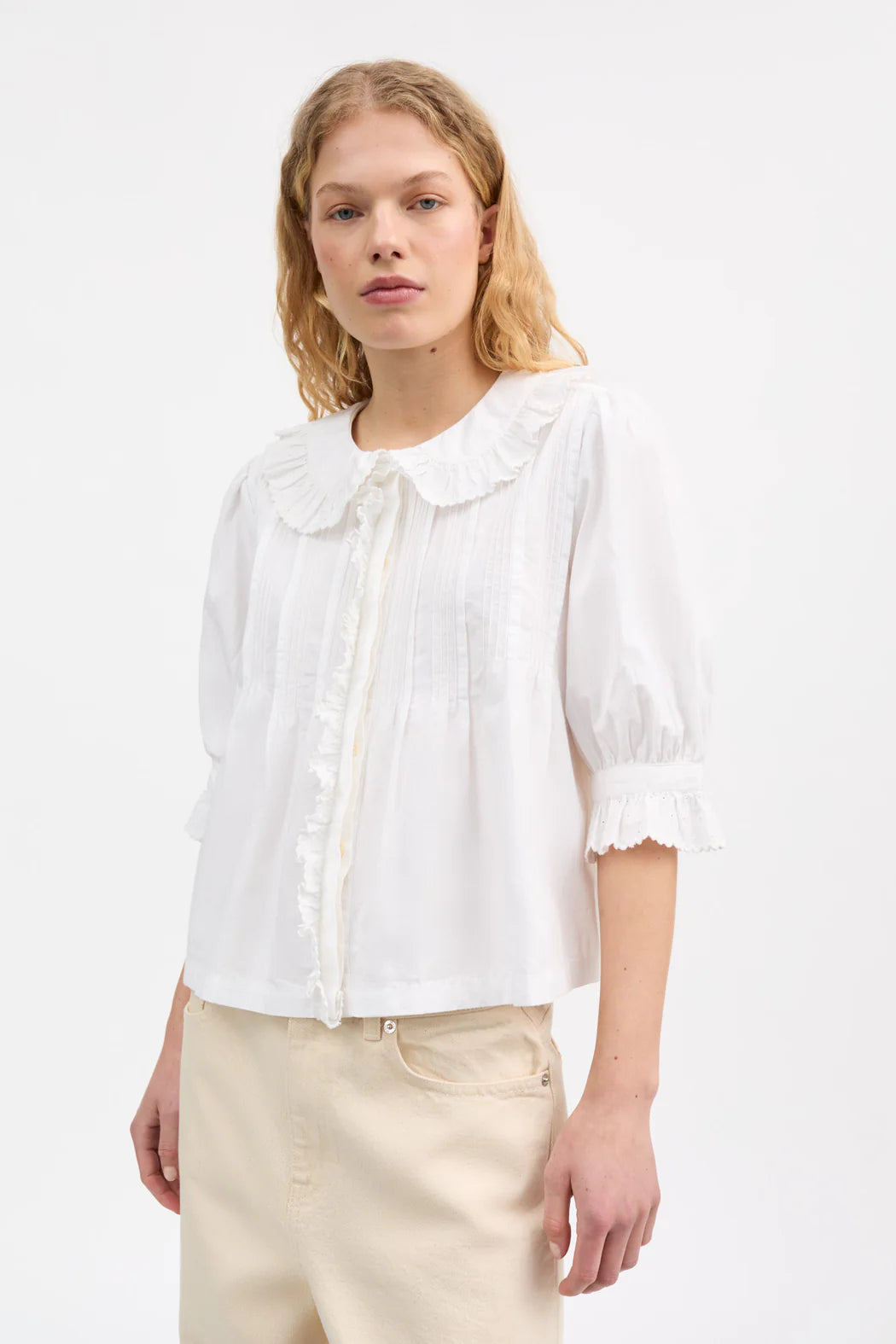 Skall Studio - Viola Blouse - Optic White