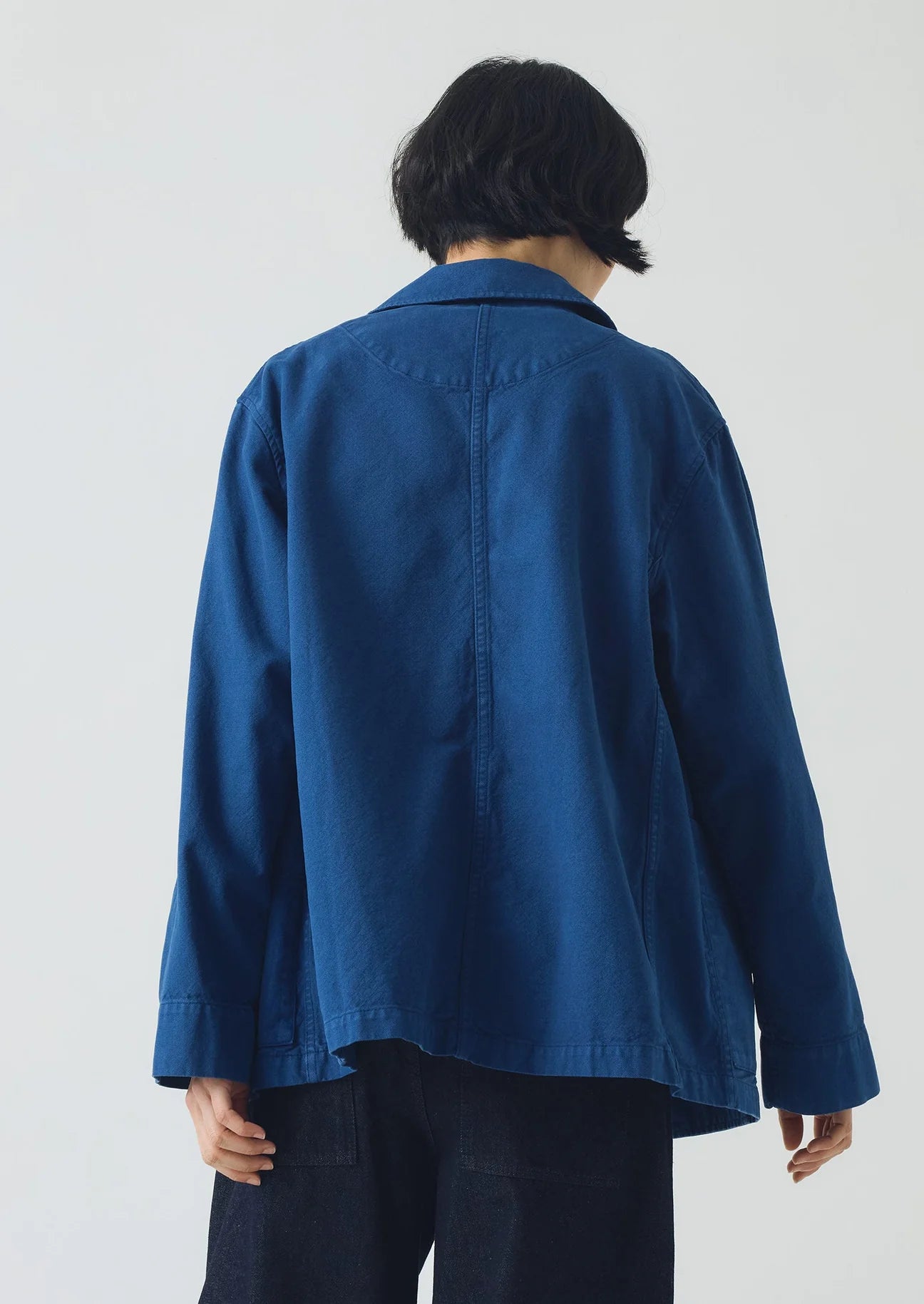 Toast - Cotton Canvas Workwear Jacket - Cobalt Blue