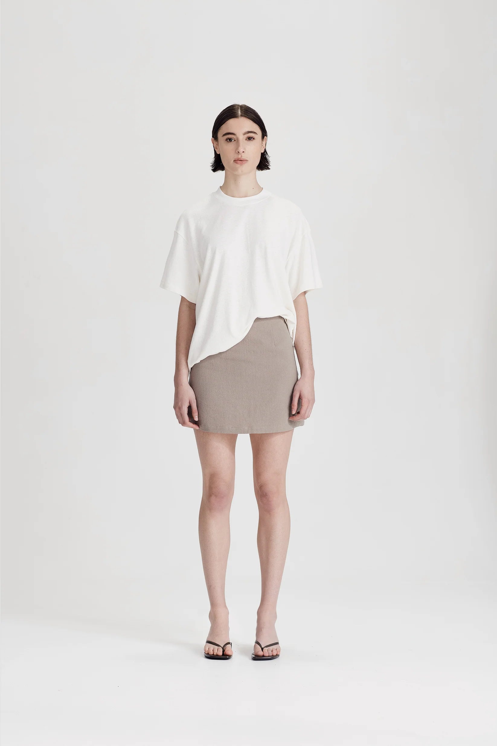 Commoners - Hemp Jersey Boy Tee - Rice White