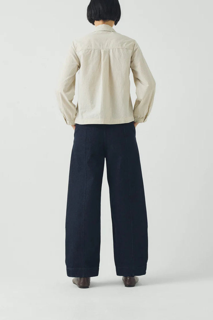 Toast - Sculpted Denim Trousers - Indigo
