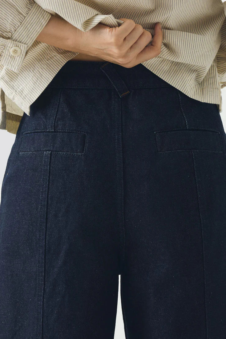 Toast - Sculpted Denim Trousers - Indigo
