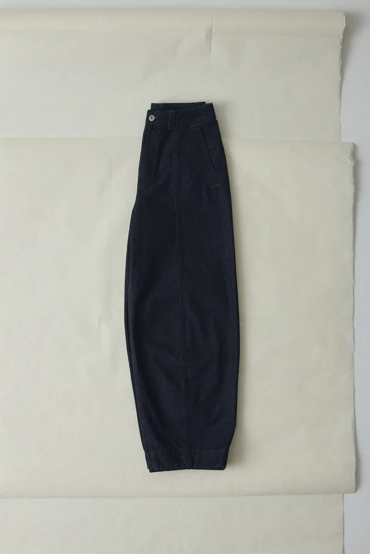 Toast - Sculpted Denim Trousers - Indigo