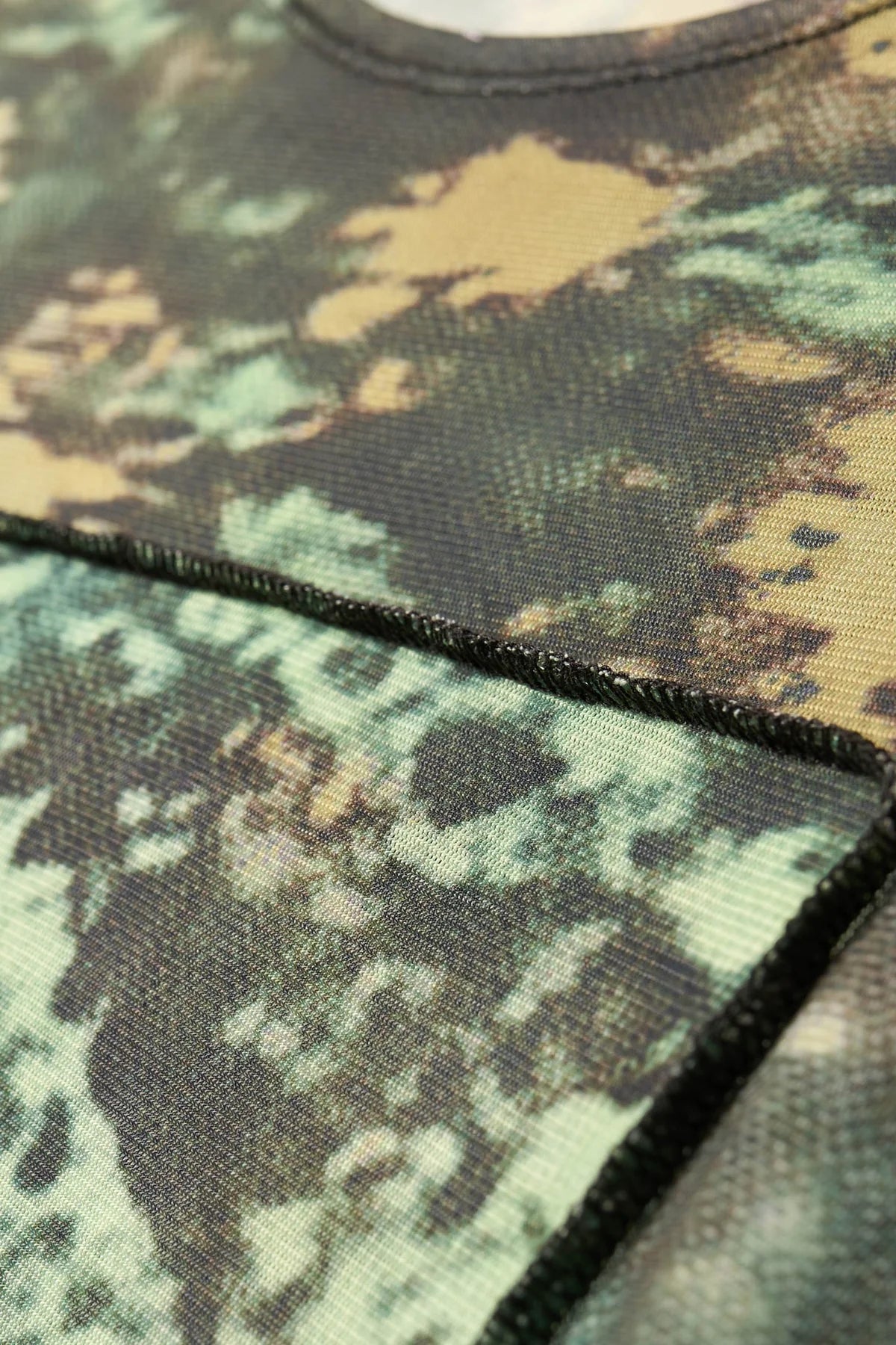 Kloke - Inlet Stretch Top - Green Print