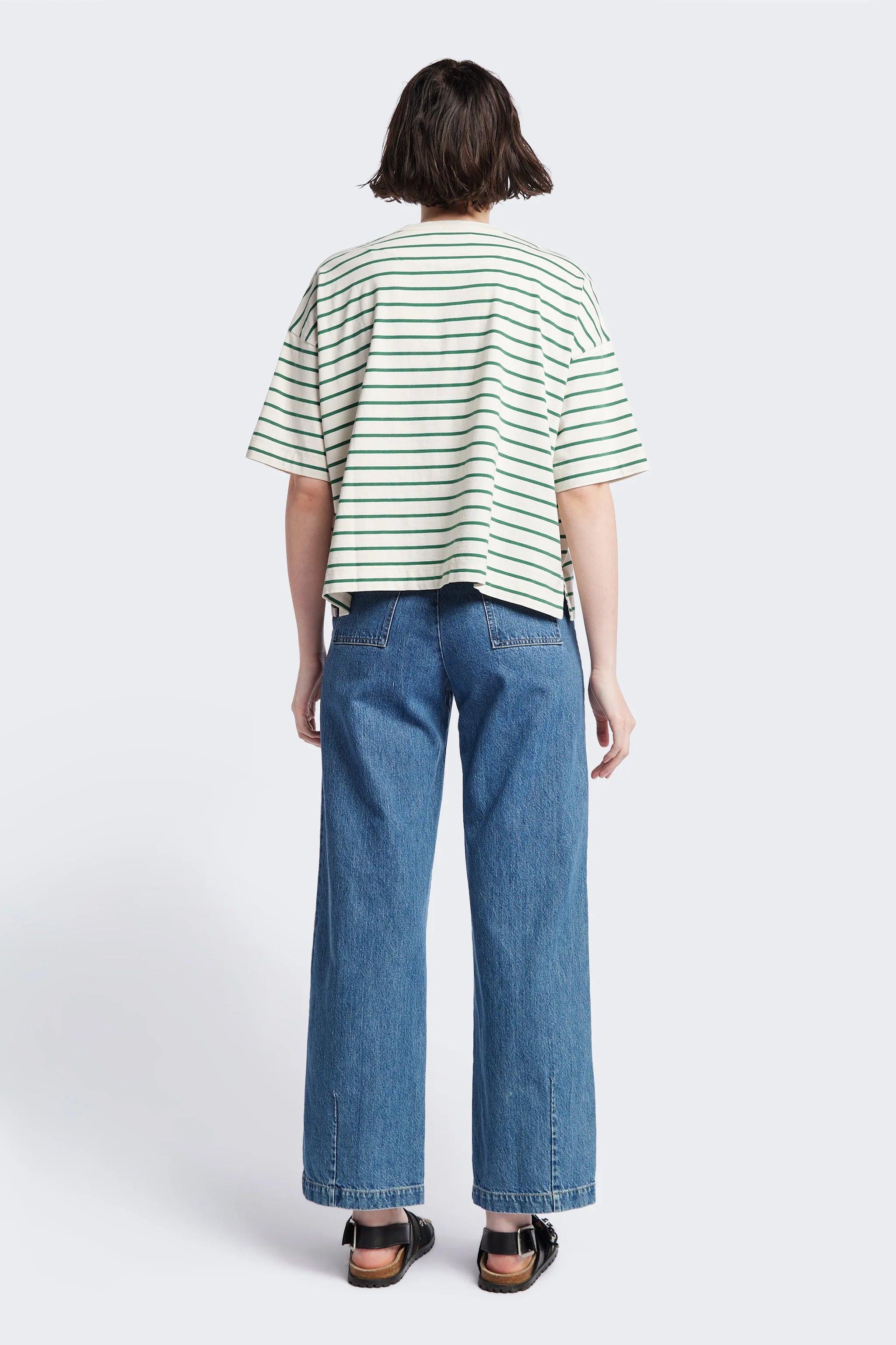 Kloke - Interval Front Pocket Jean - Mid Wash