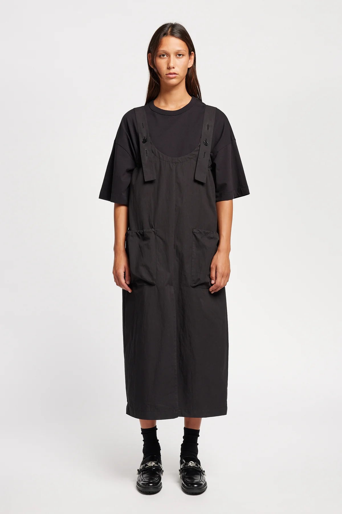 Kloke - Shoreline Pinafore - Jet Black