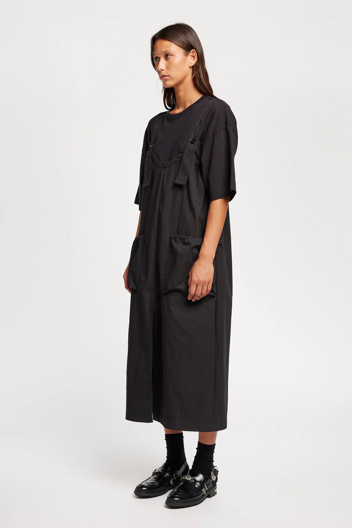 Kloke - Shoreline Pinafore - Jet Black