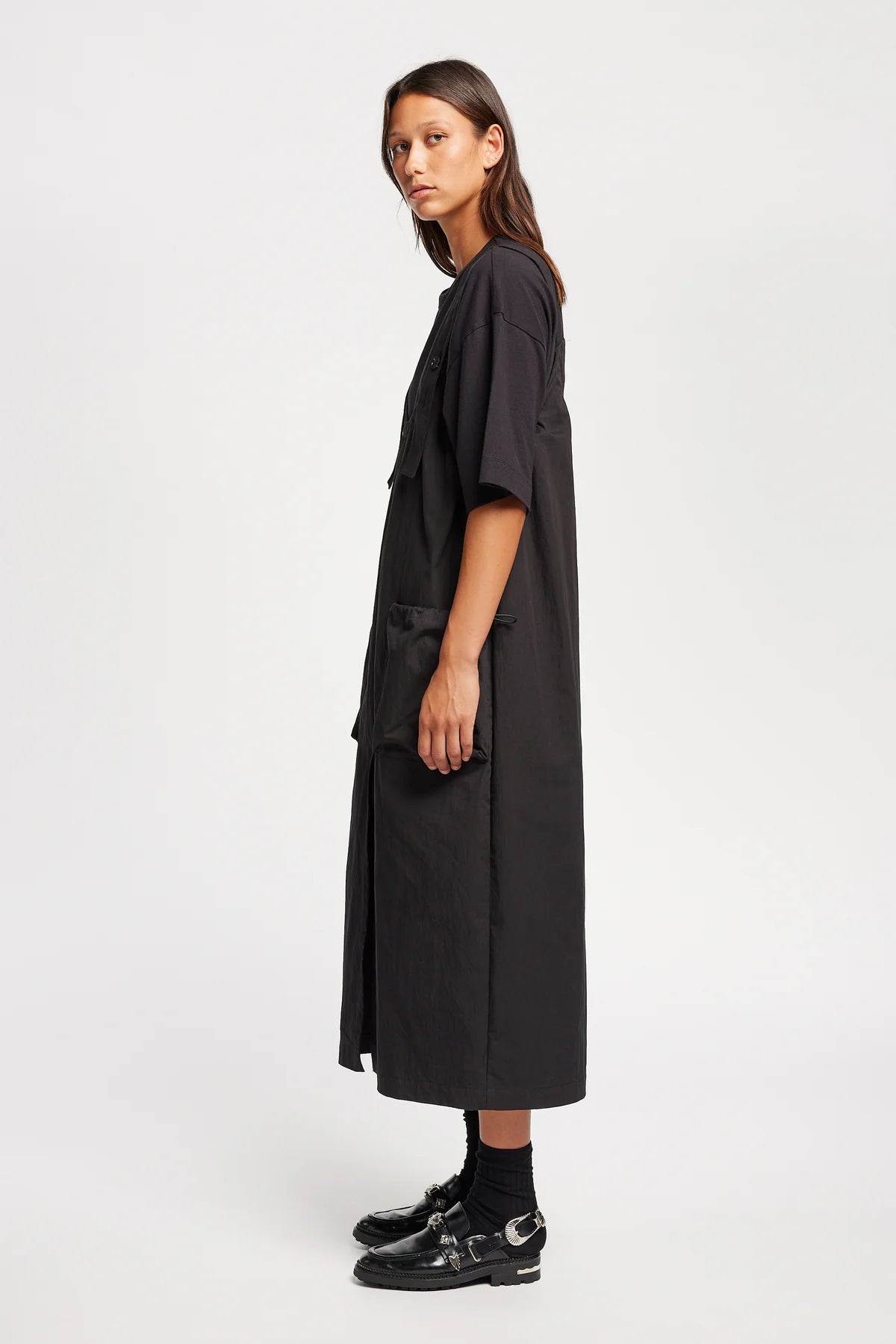 Kloke - Shoreline Pinafore - Jet Black