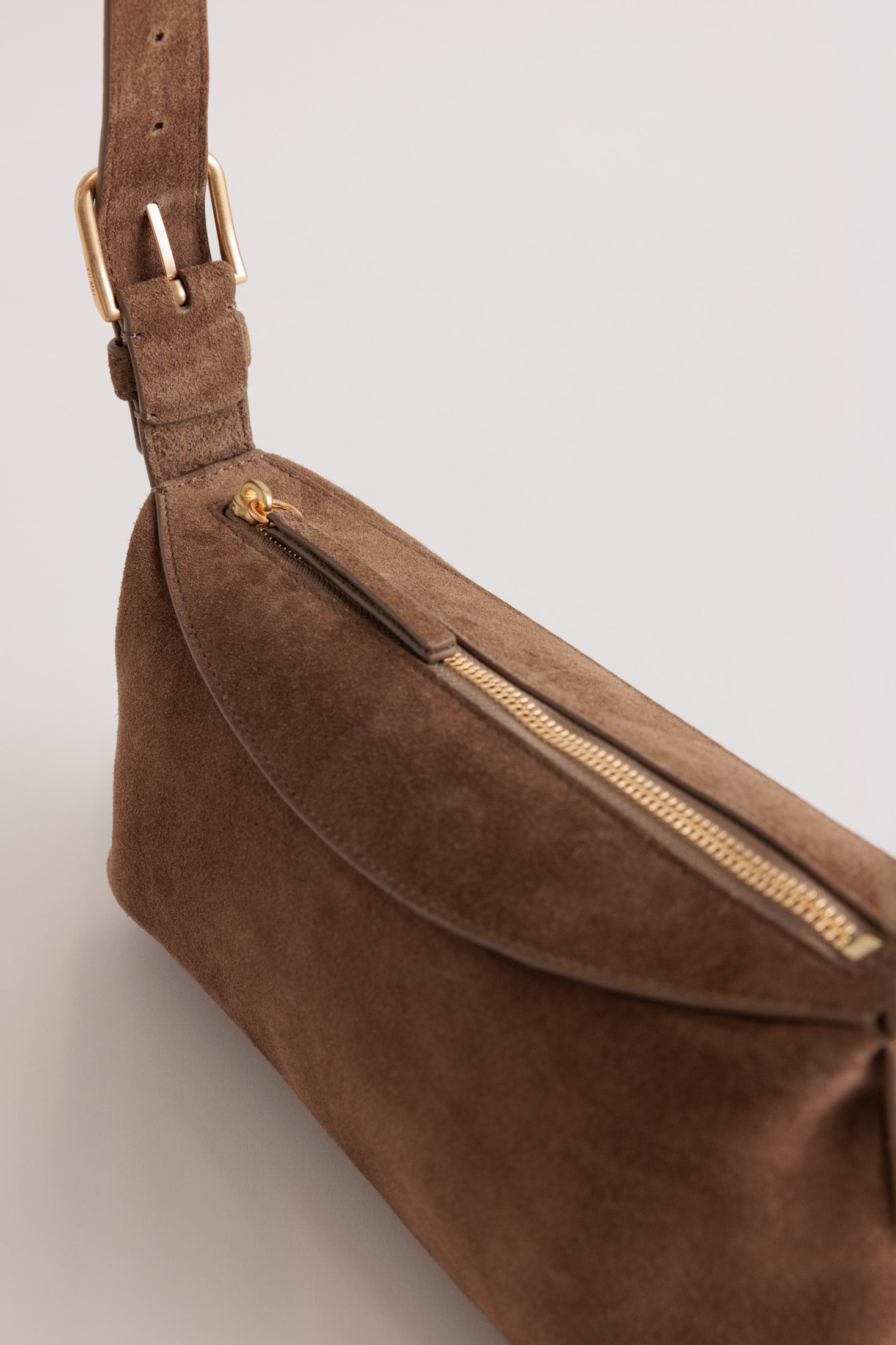 Yu Mei - Bobby Bag - Sand Stone Suede