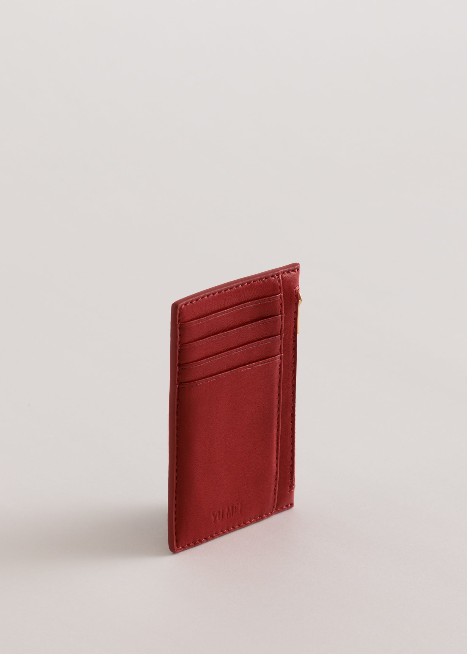 Yu Mei - Frank Cardholder - Lobster Red Lambskin