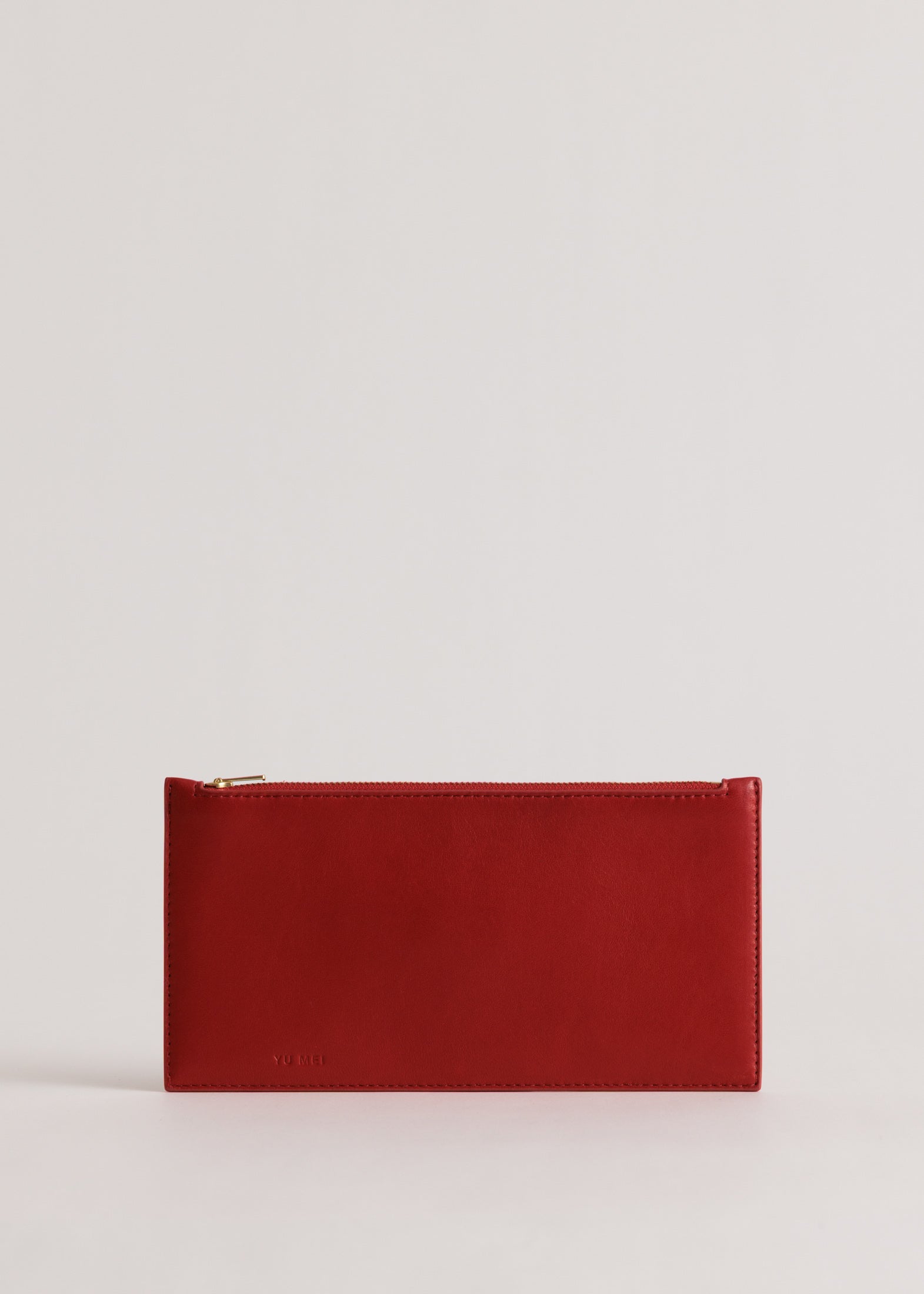 Yu Mei - Hannah Envelope - Lobster Red Lambskin