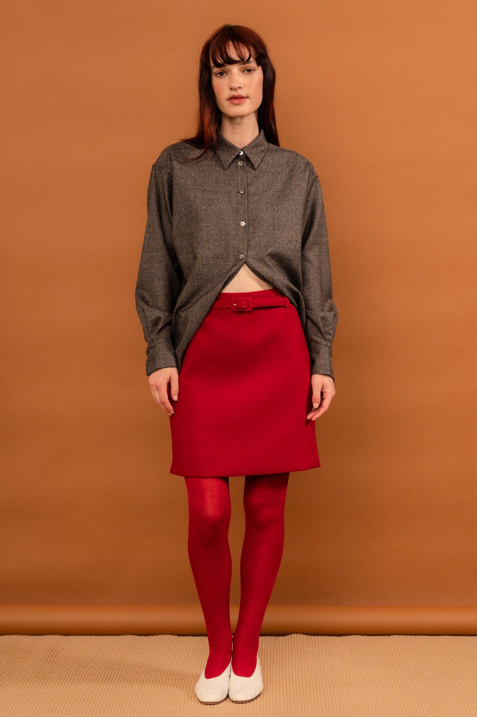 LAST ONE | Penny Sage - Anita Skirt - Scarlet