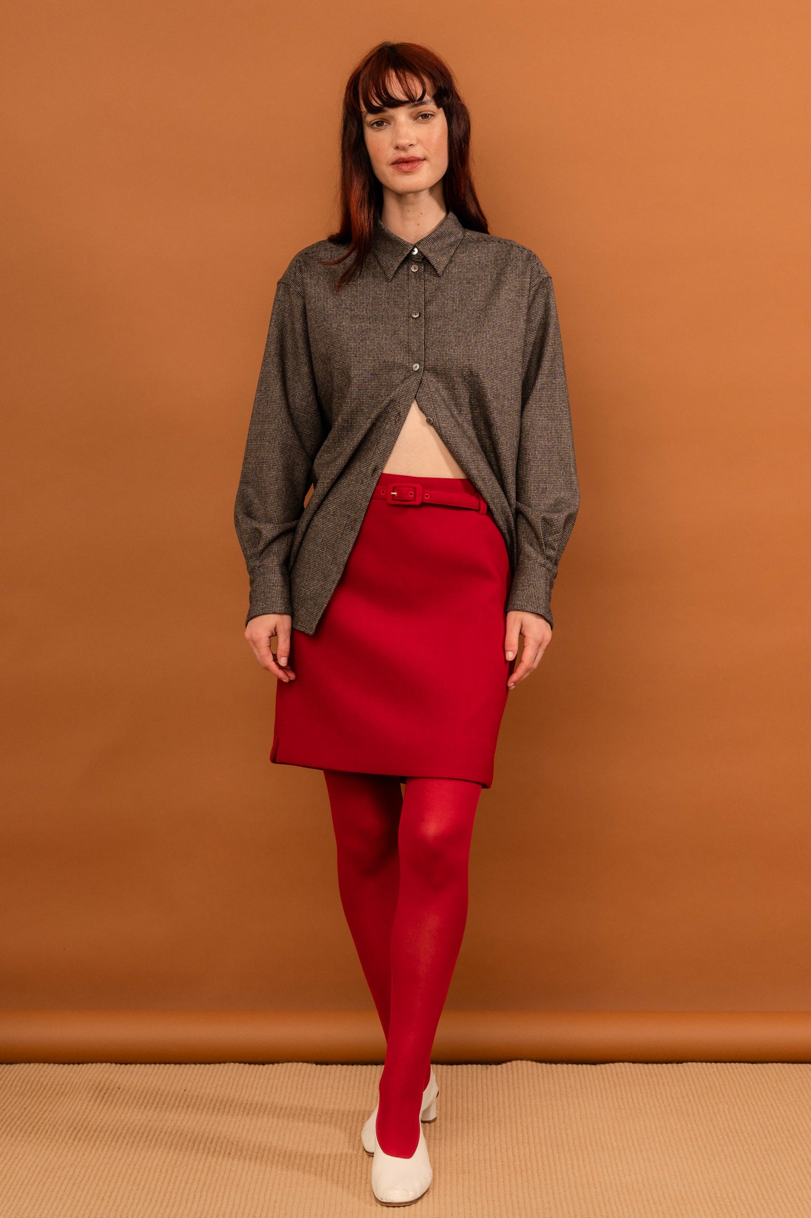 LAST ONE | Penny Sage - Anita Skirt - Scarlet