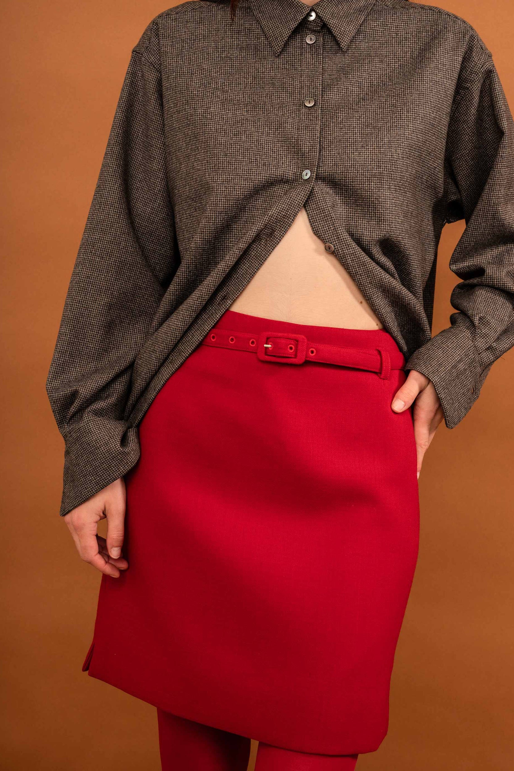 LAST ONE | Penny Sage - Anita Skirt - Scarlet