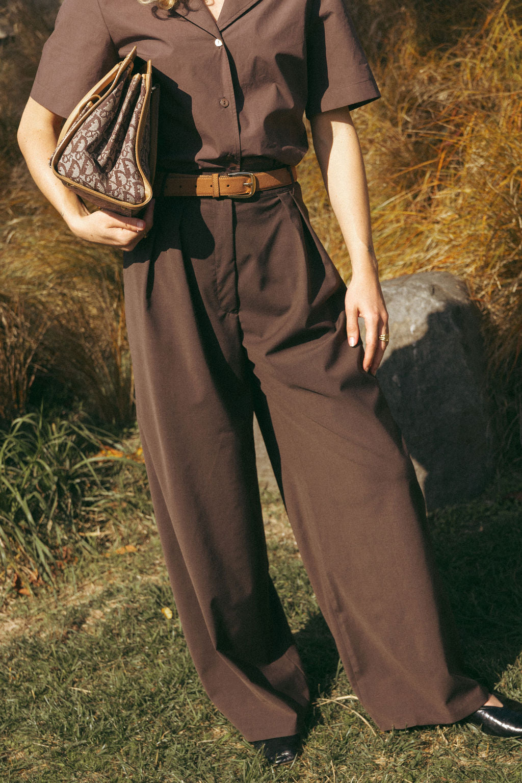 Annie - Soft Tailored Trouser - Cocoa