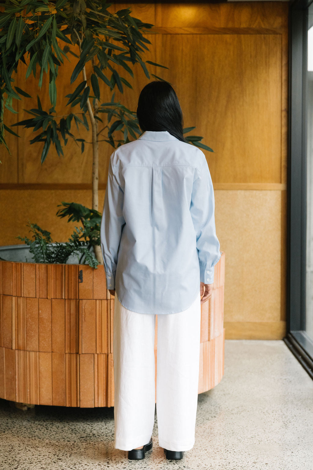 Annie - Foundation Shirt - Pale Blue