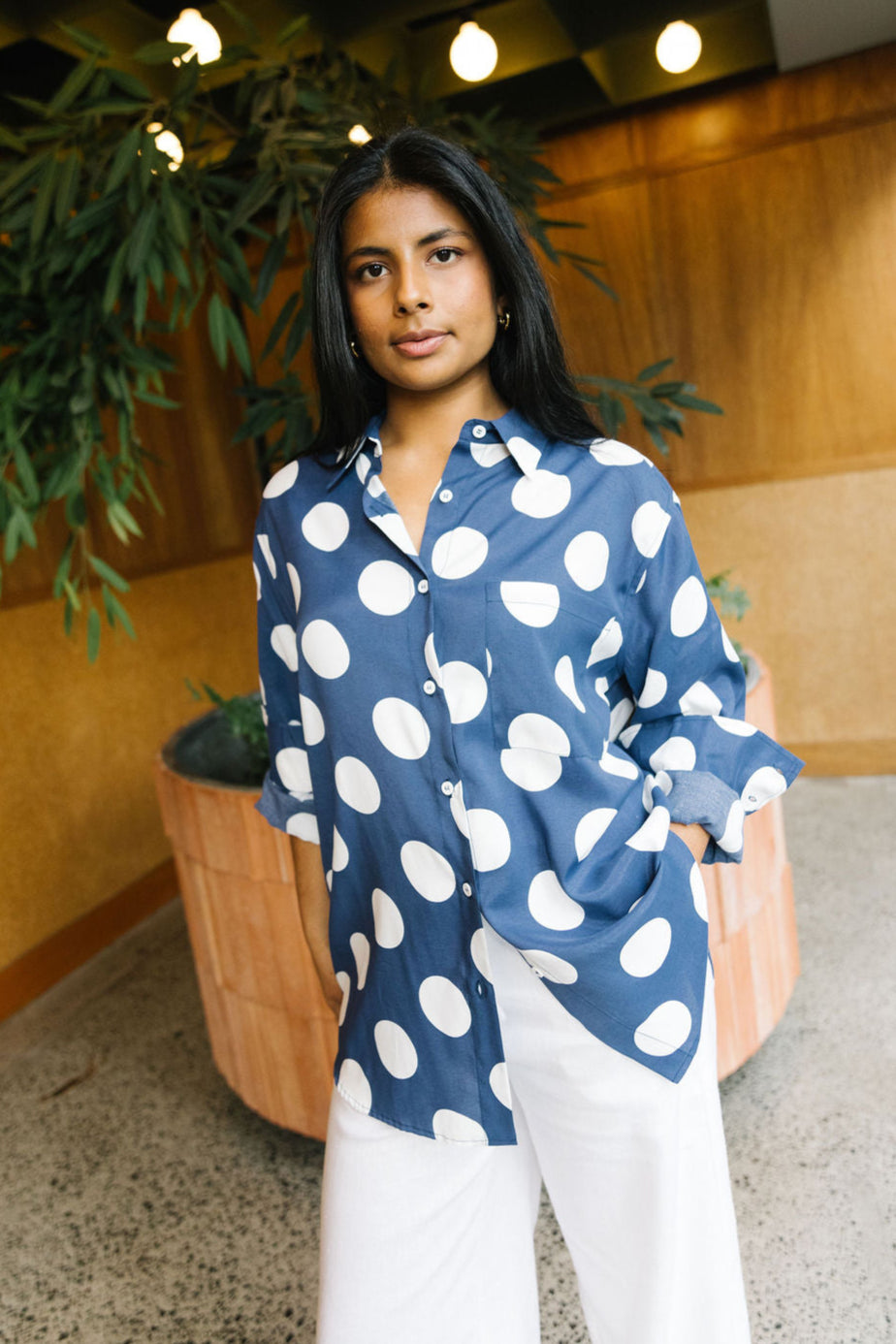 Annie - Foundation Shirt - Polka Dot