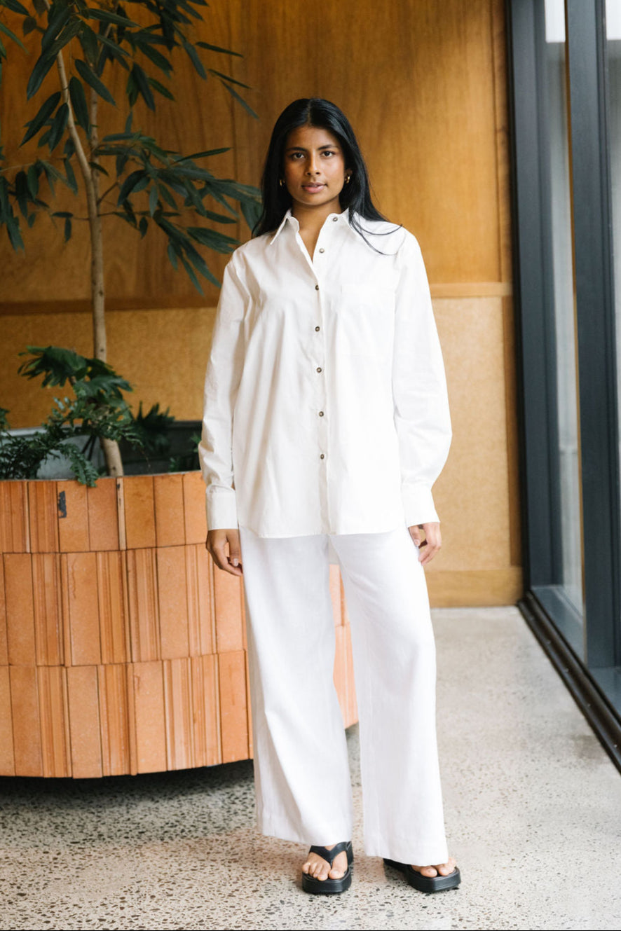 Annie - Foundation Shirt - Classic White