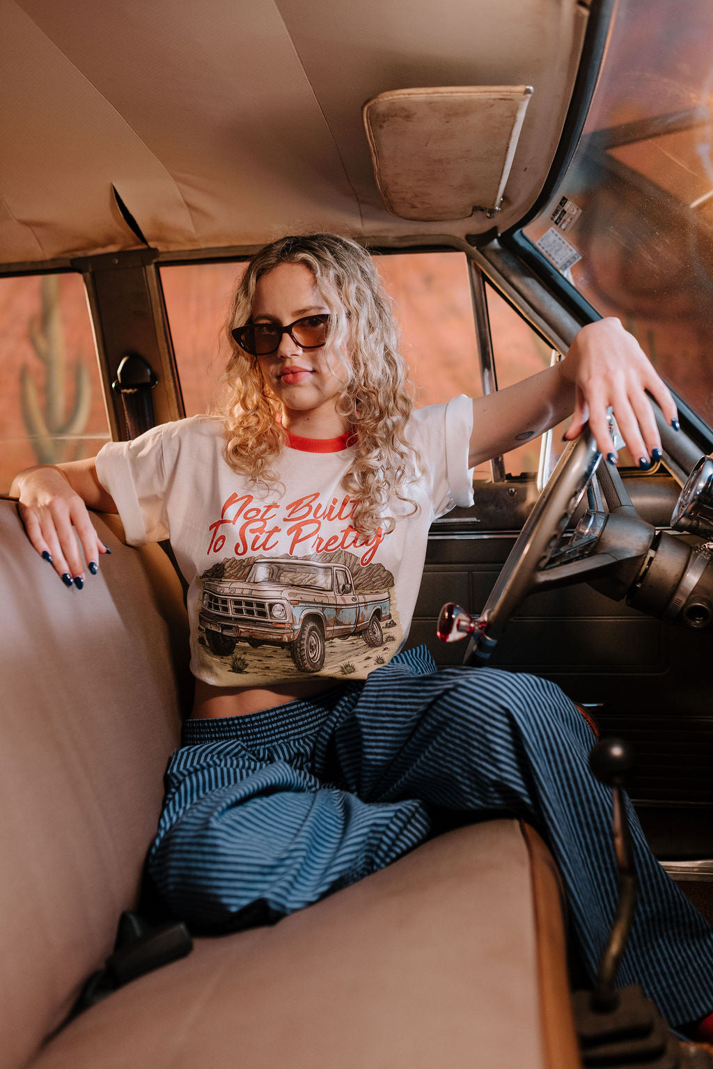 Annie - Roam Pant - Sky/Ink Stripe