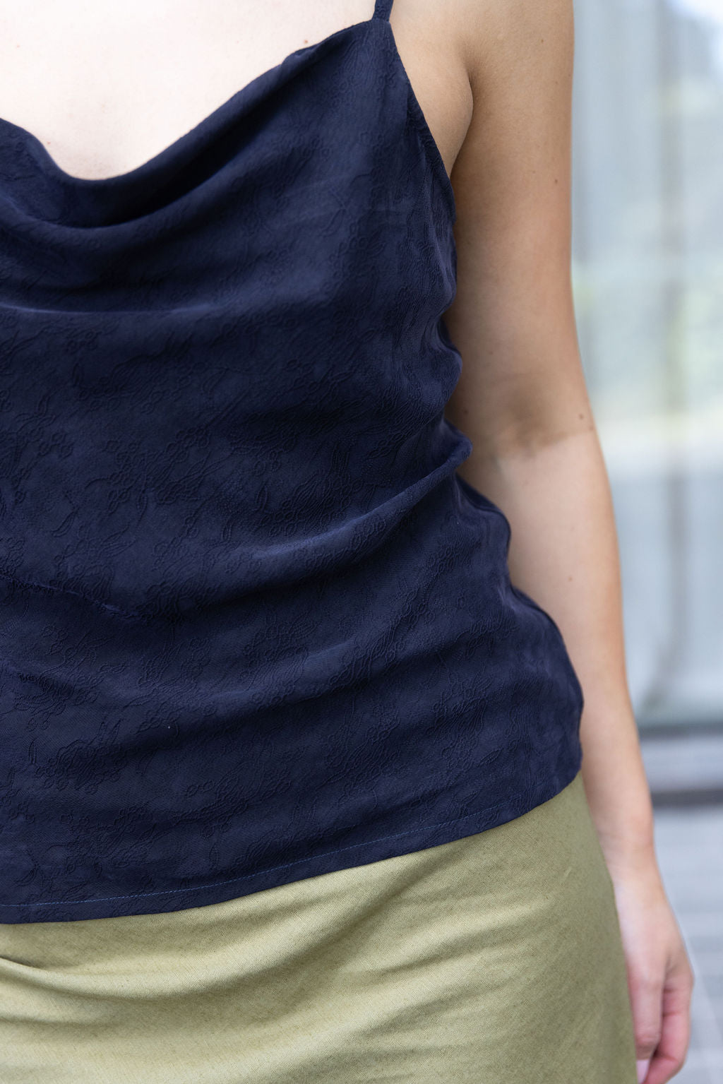 Annie - Smokeshow Cami - Vintage Embossed Floral