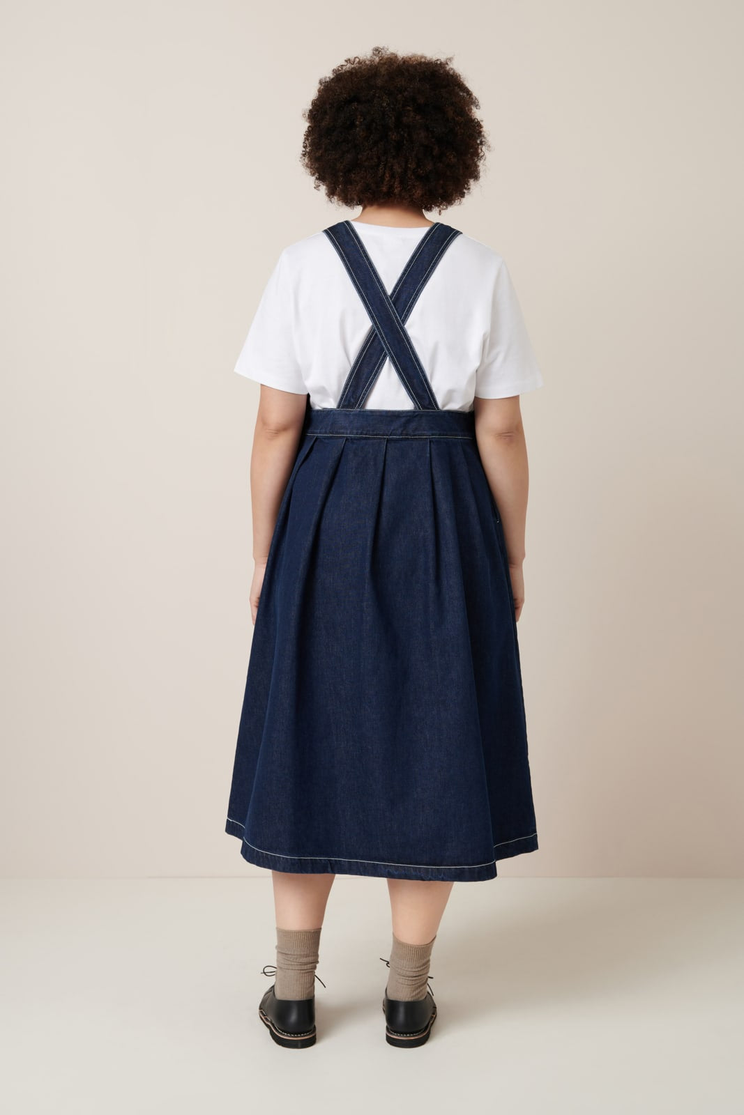 LAST ONE | Kowtow - Apron Dress - Indigo