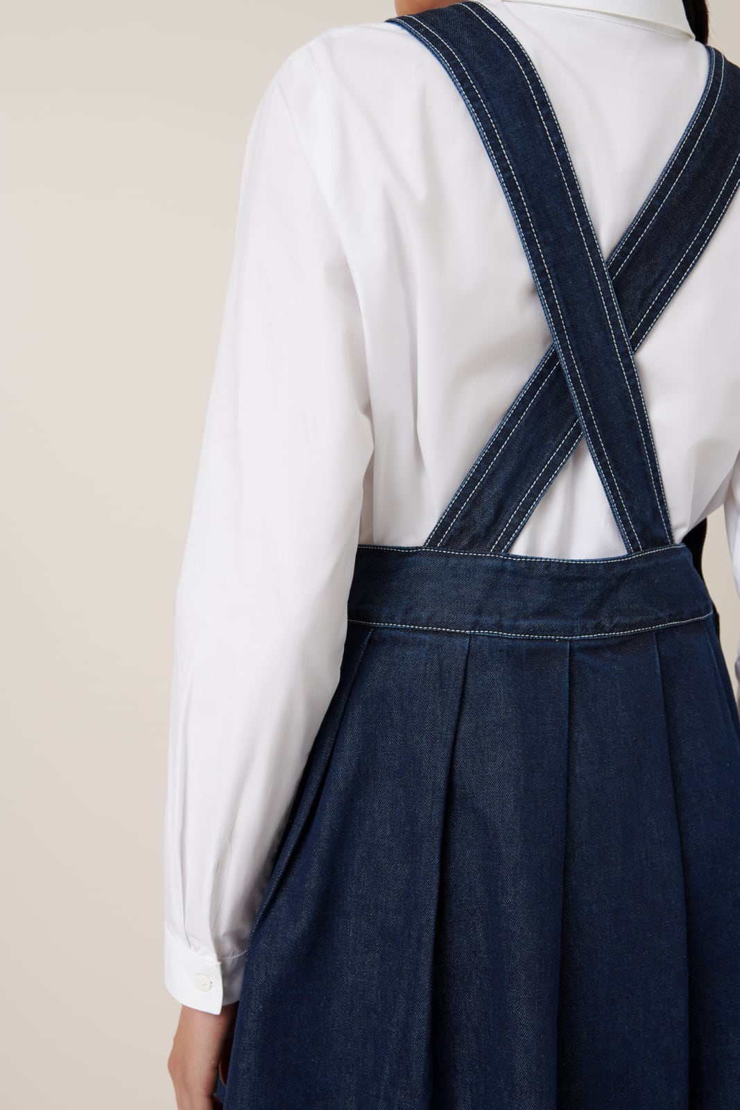 LAST ONE | Kowtow - Apron Dress - Indigo