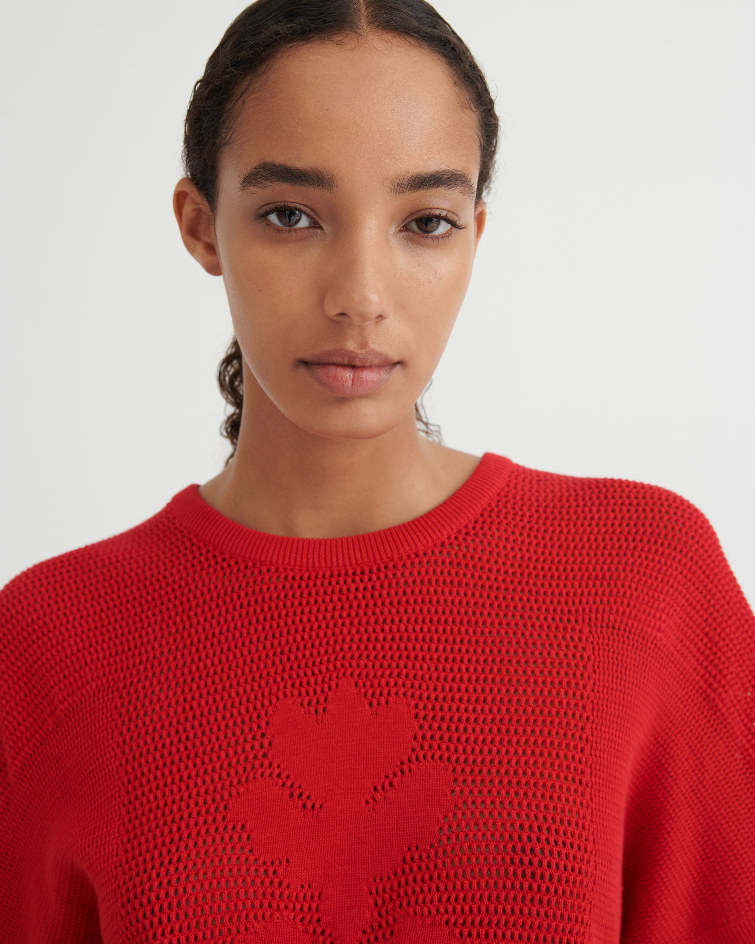 Kowtow - Ariel Top - Poppy Red