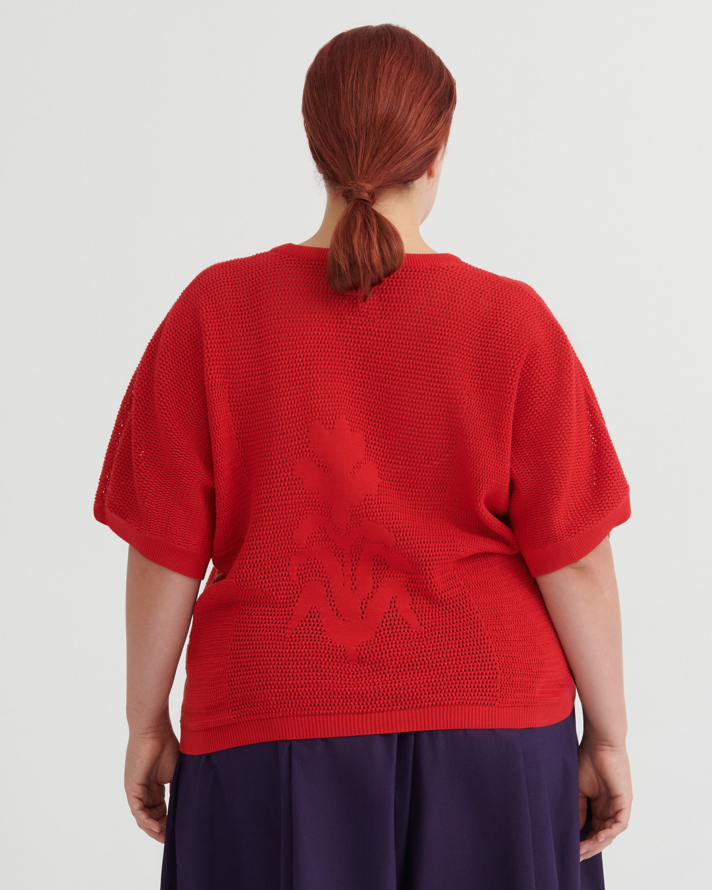 Kowtow - Ariel Top - Poppy Red