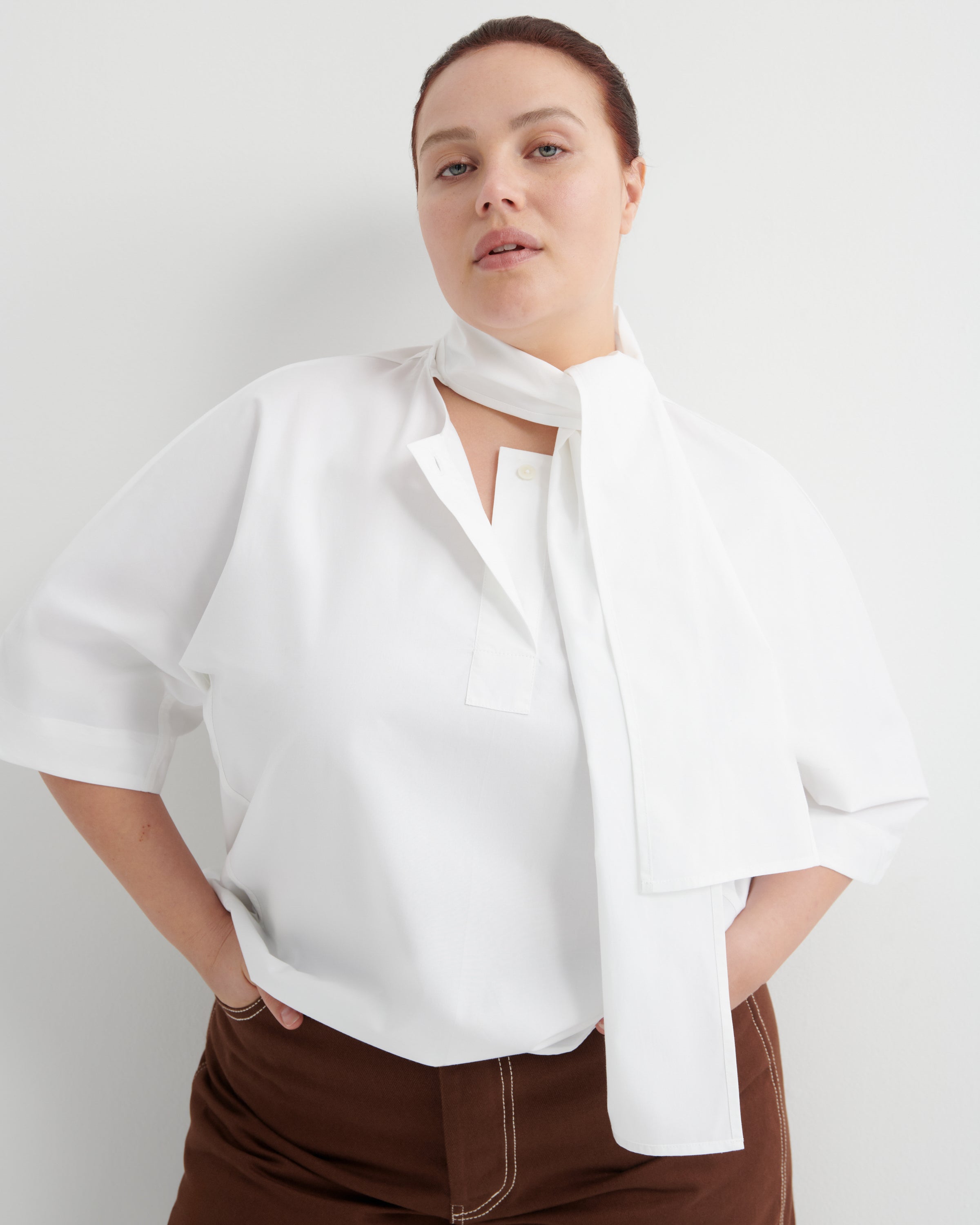 Kowtow - Ascot Top - White