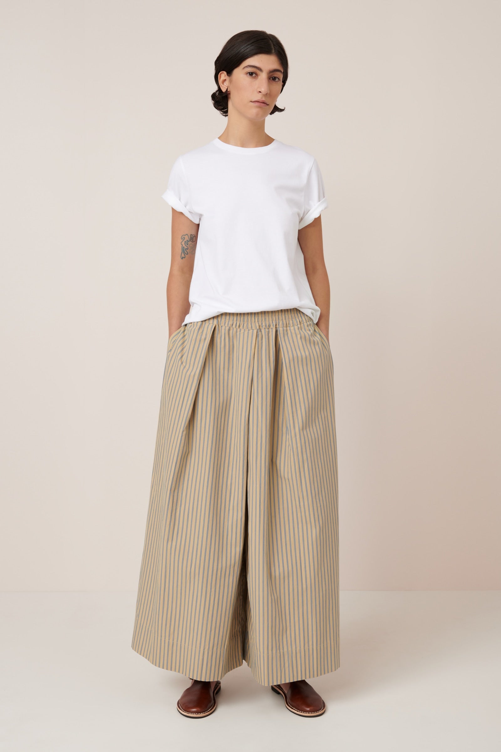 Kowtow - Athena Pant - Double Pinstripe