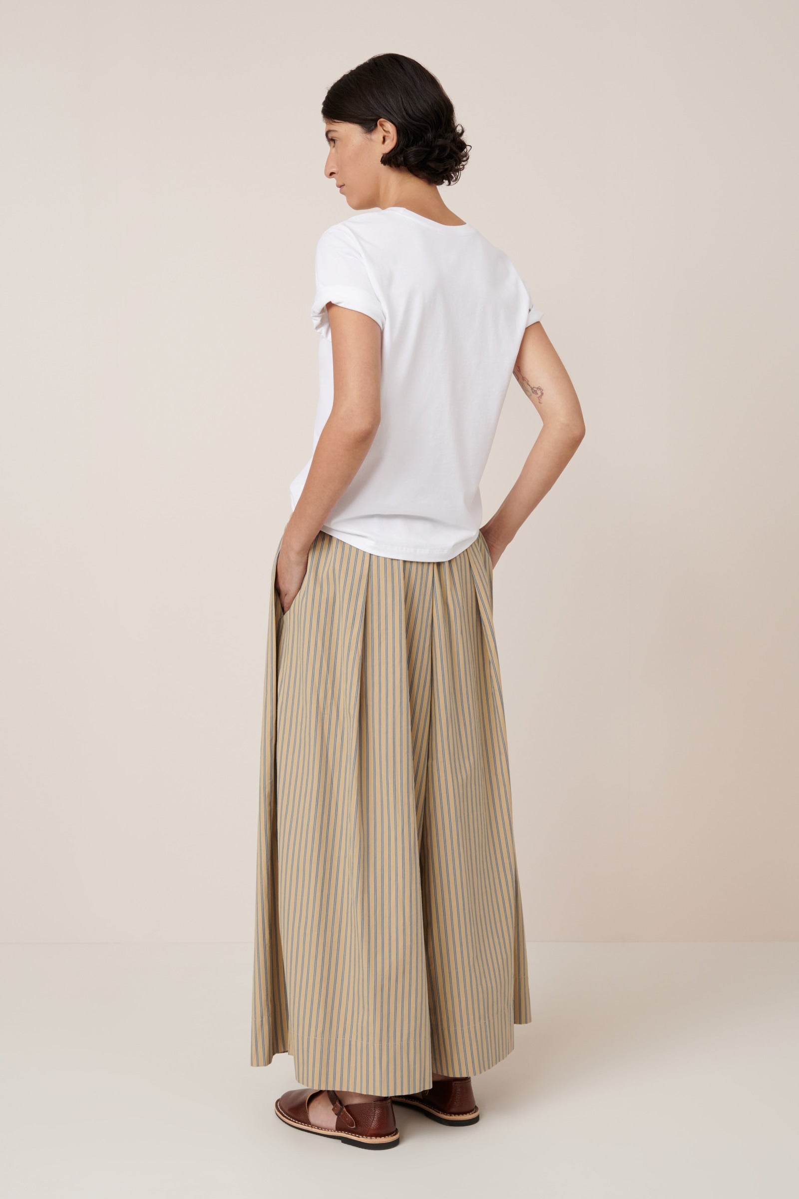 Kowtow - Athena Pant - Double Pinstripe