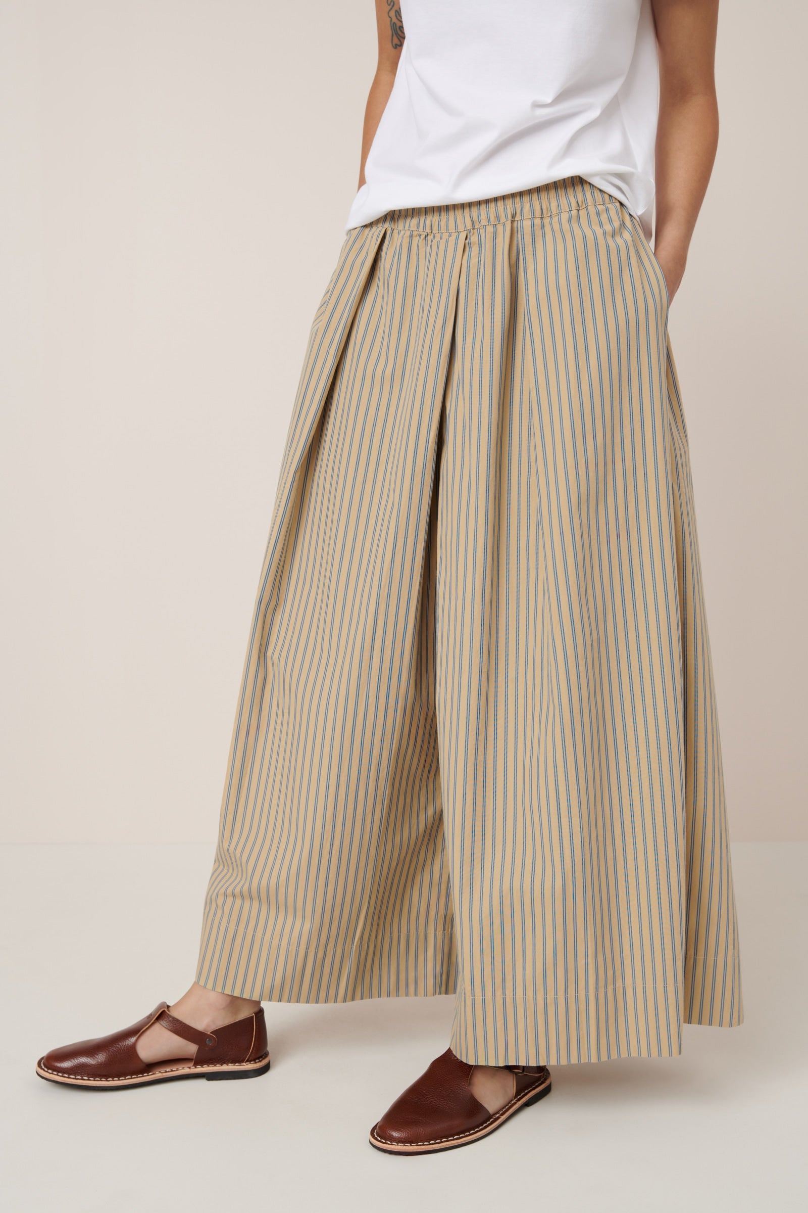 Kowtow - Athena Pant - Double Pinstripe