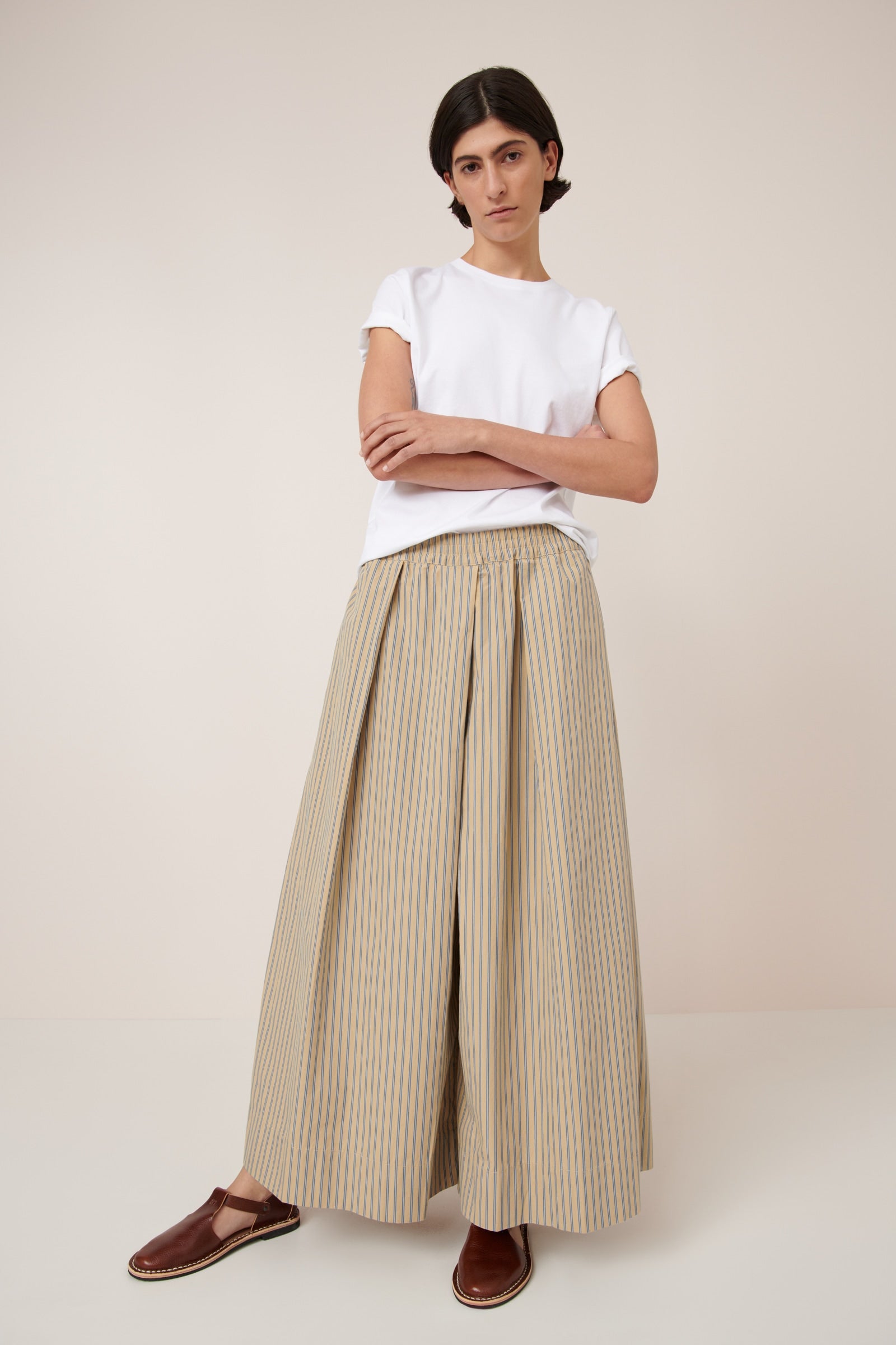 Kowtow - Athena Pant - Double Pinstripe