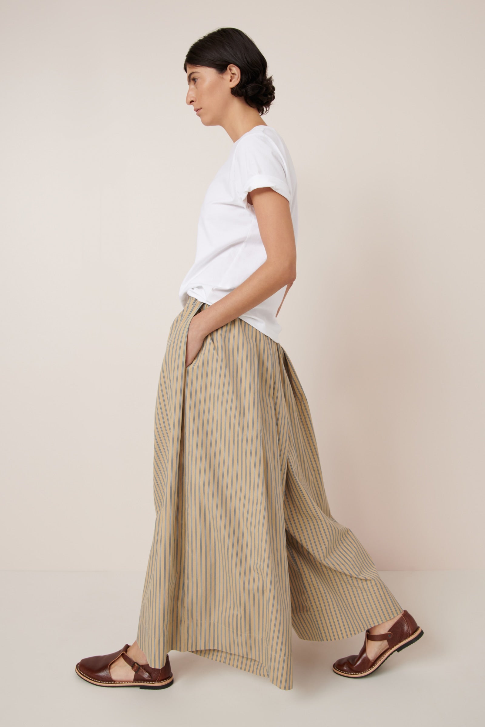 Kowtow - Athena Pant - Double Pinstripe