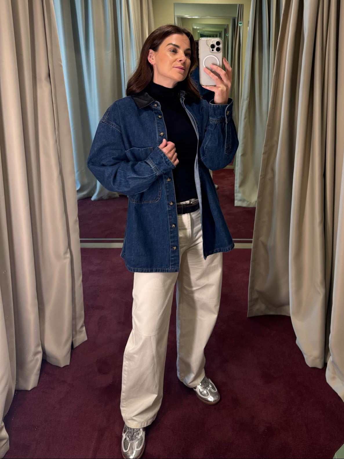 ROWIE - Clancy Oversized Jacket - Classic Indigo