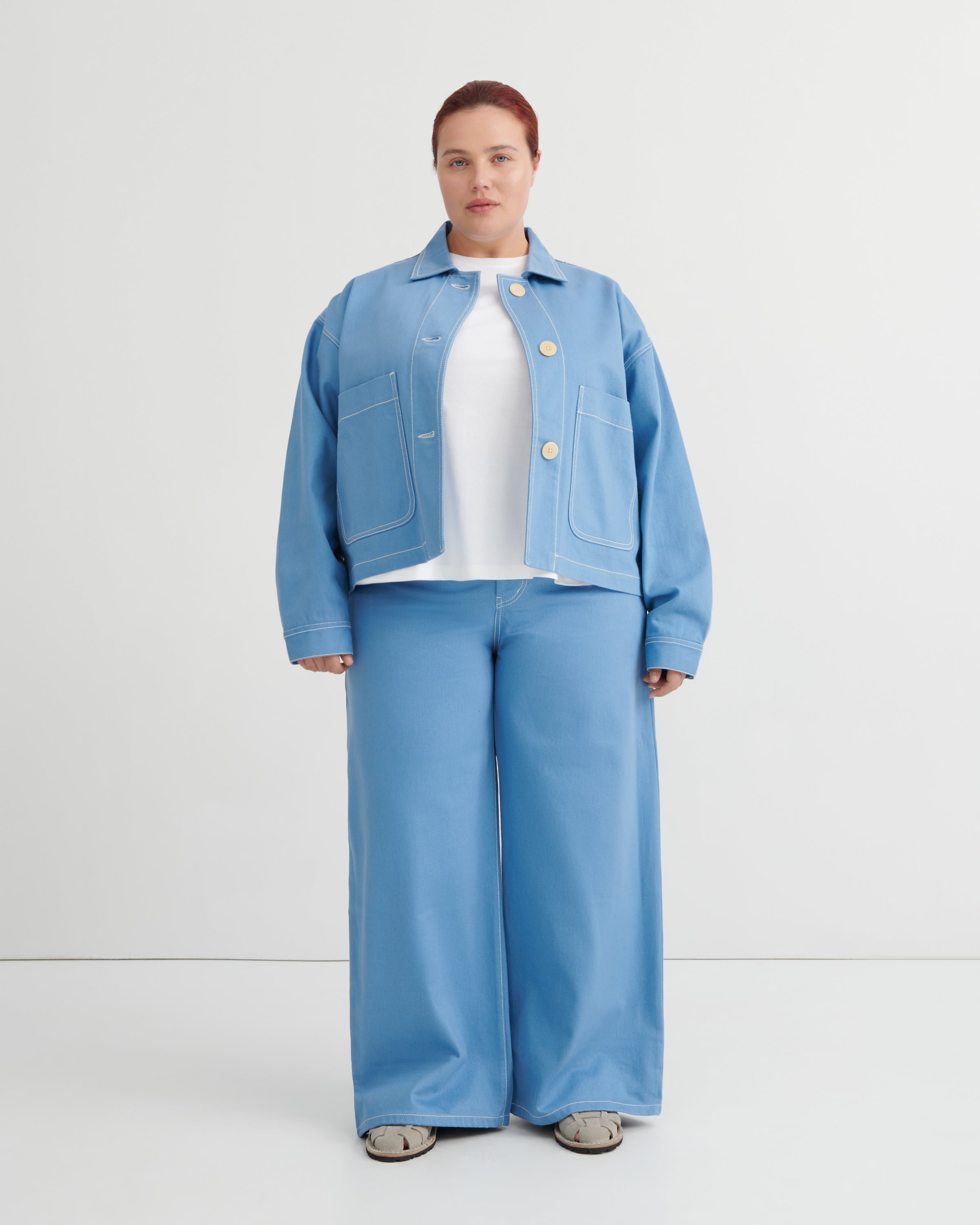 Kowtow - Ava Jacket - Sky Denim