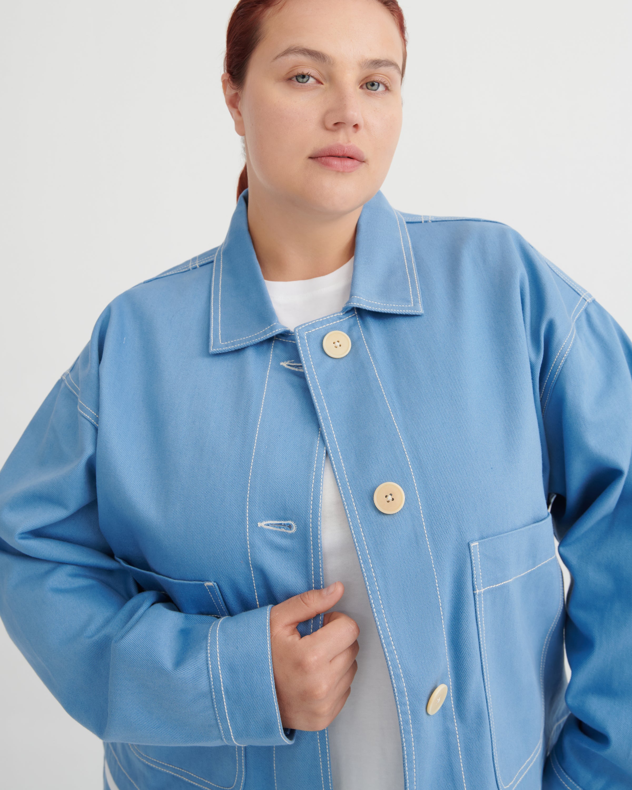 Kowtow - Ava Jacket - Sky Denim