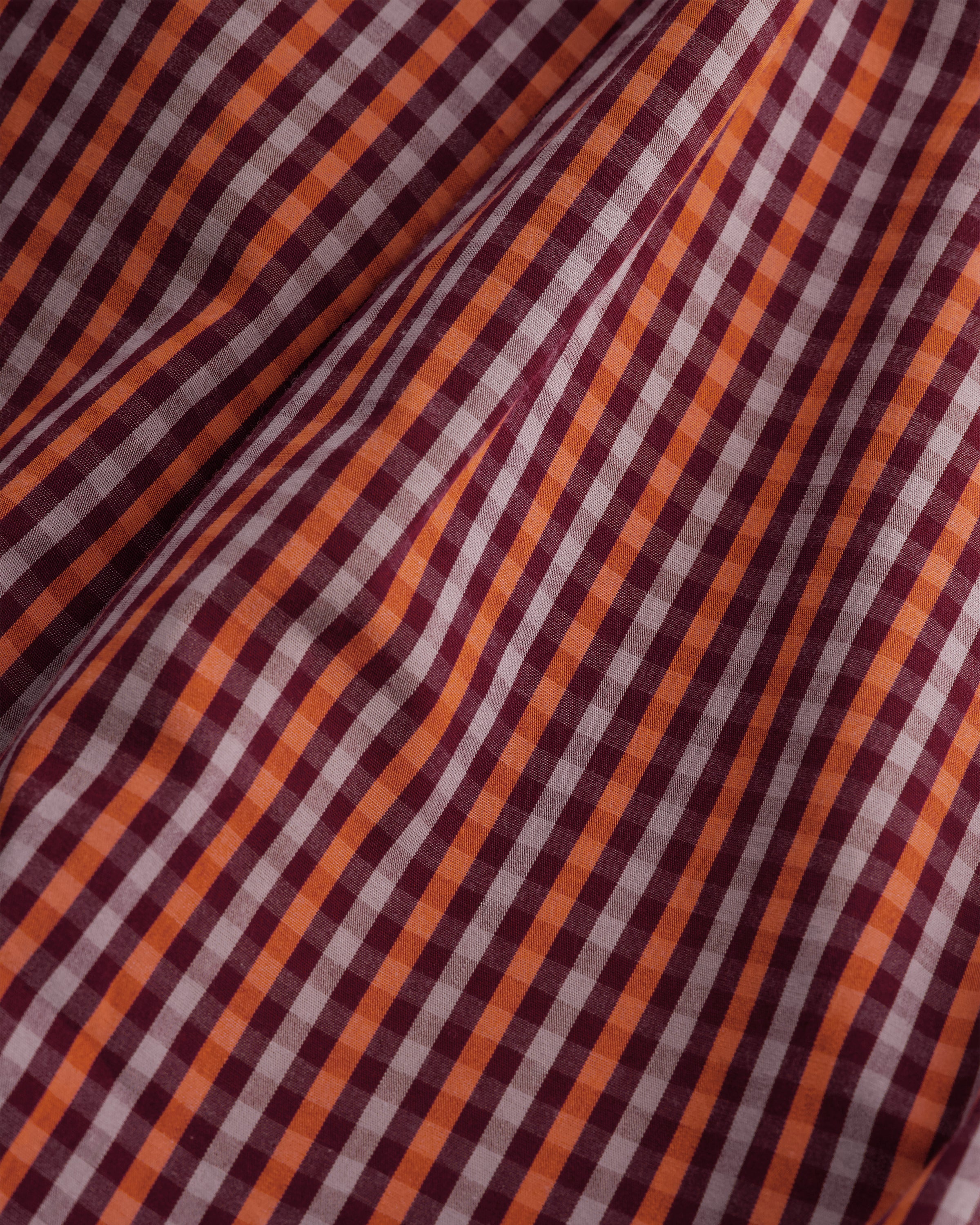 Kowtow - Belle Dress - Maroon Check