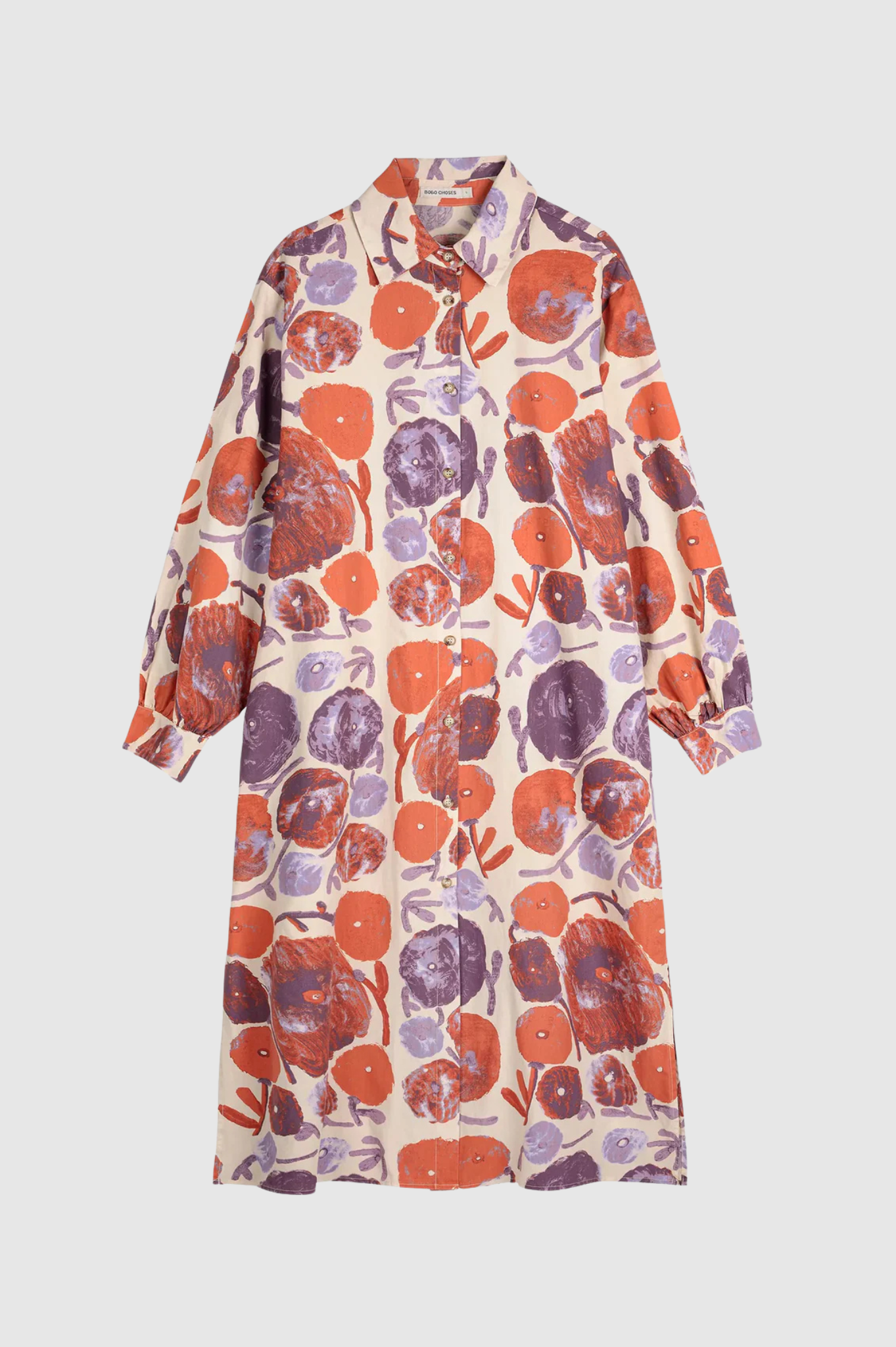 Bobo Choses - Dahlia pattern shirt dress