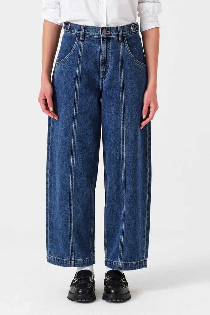 Seventy + Mochi - Cami Wide Barrel Leg Jean - Phoenix