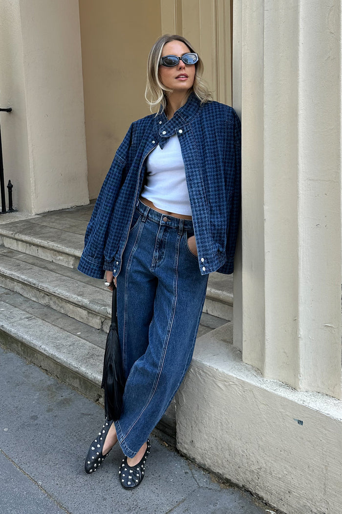 Seventy + Mochi - Cami Wide Barrel Leg Jean - Phoenix