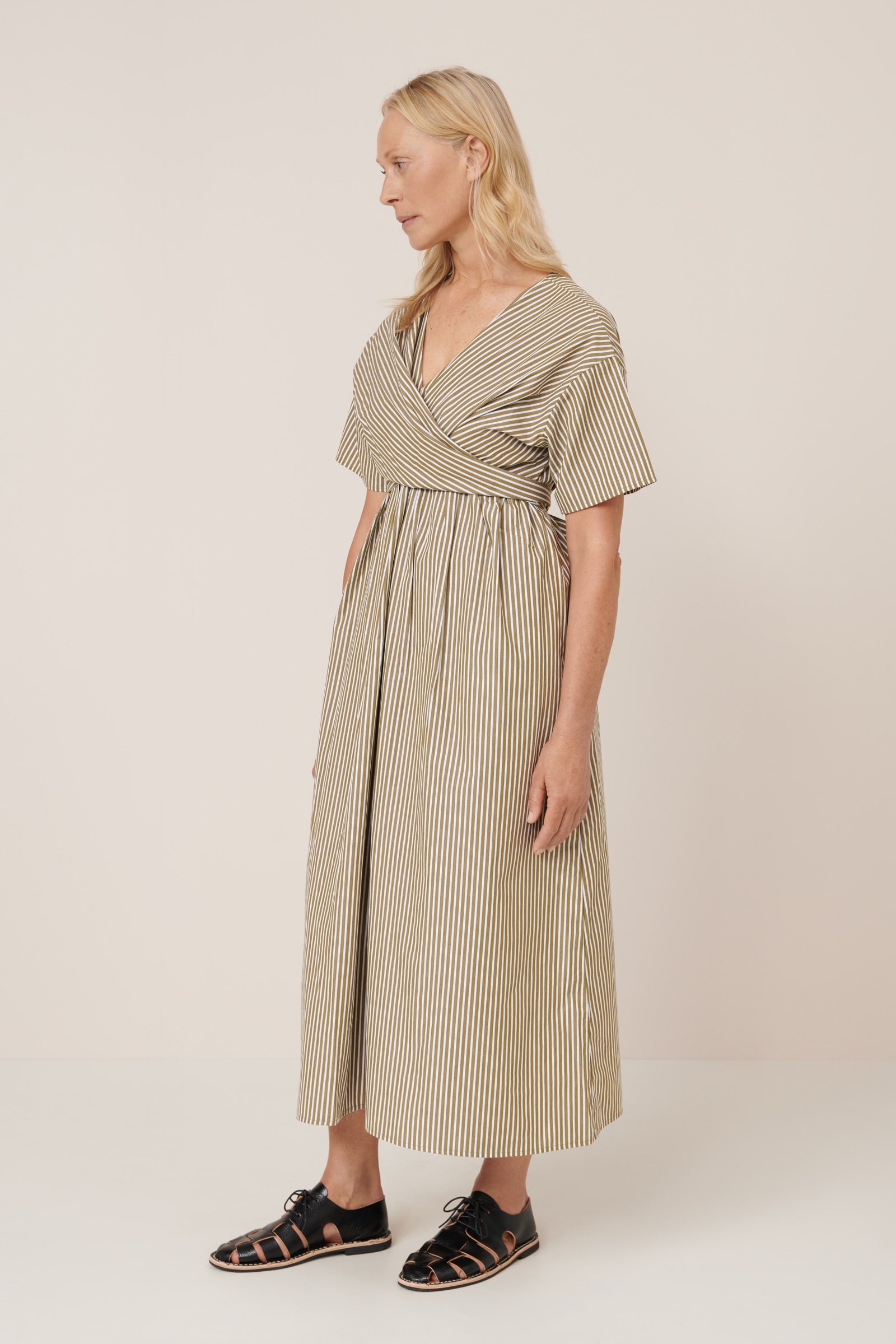 Kowtow - Composer Dress - Treetop Stripe