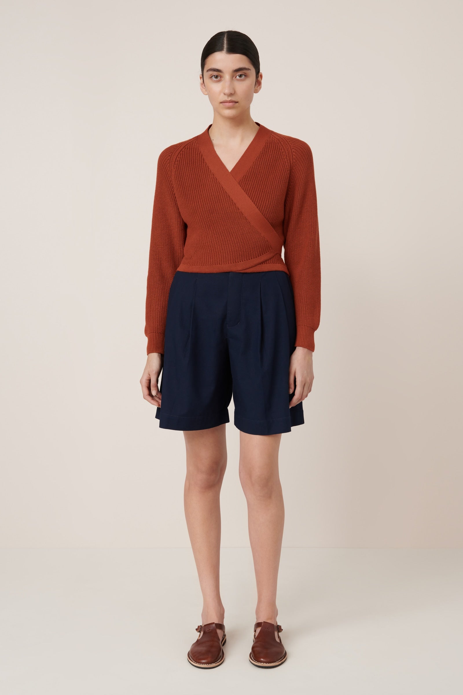 Kowtow - Composure Cardigan - Clay Red