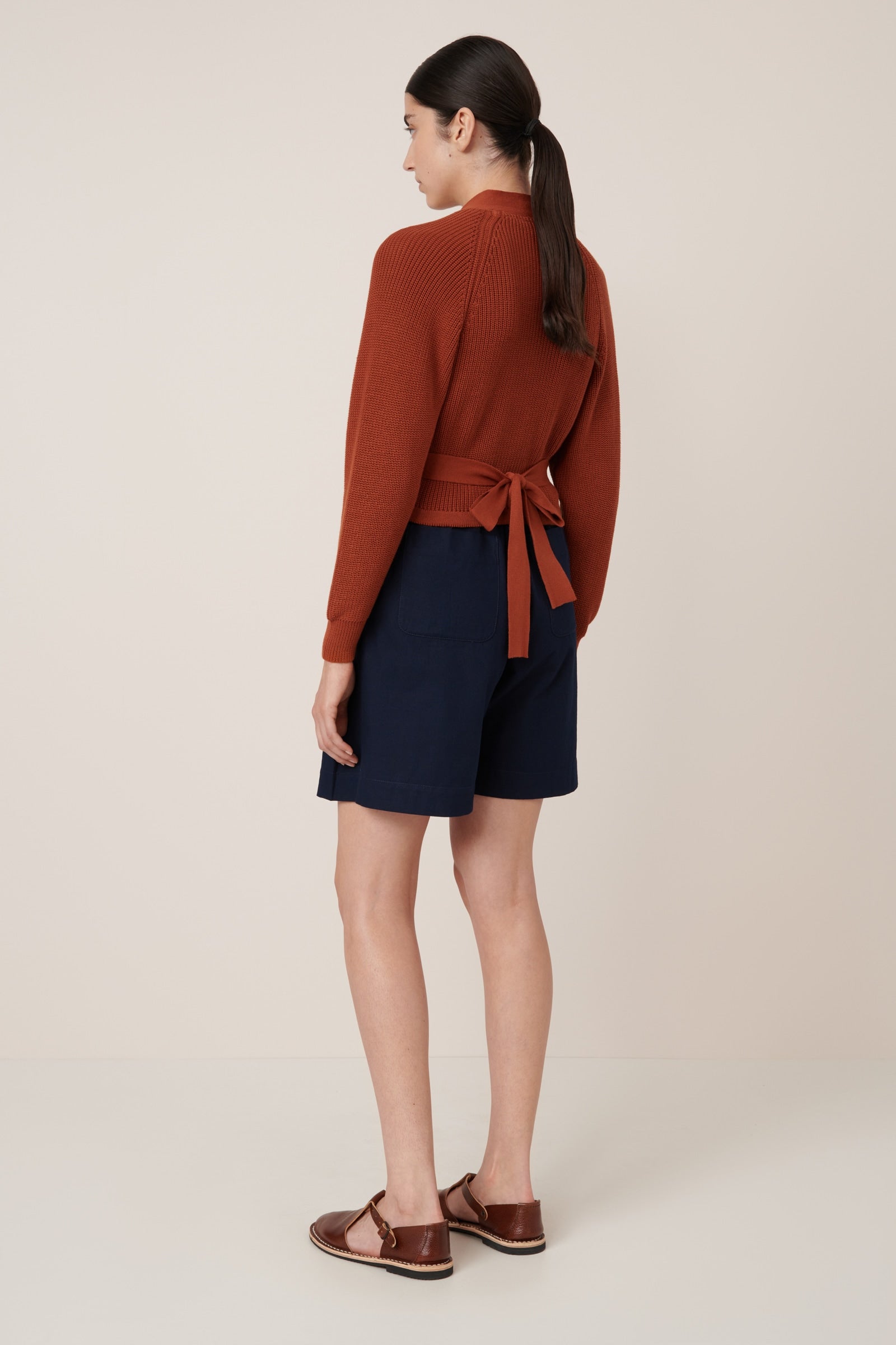 Kowtow - Composure Cardigan - Clay Red