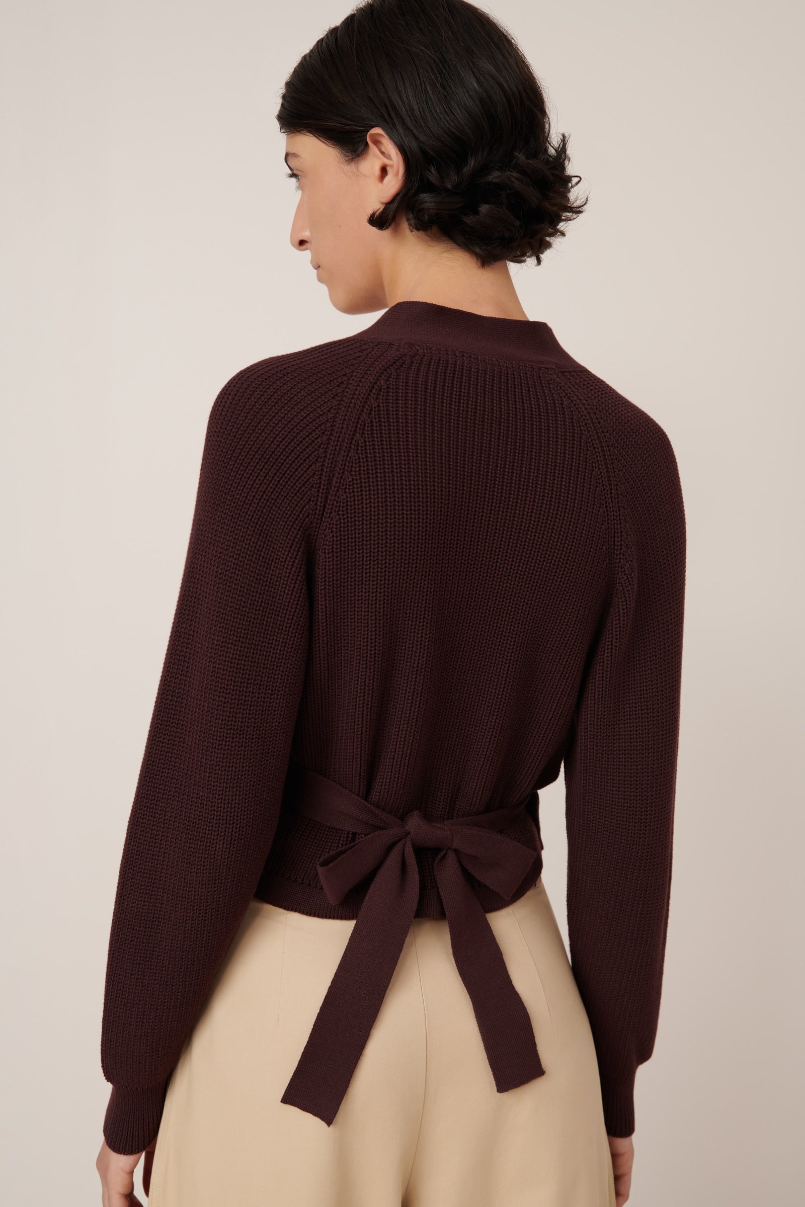 Kowtow - Composure Cardigan - Mahogany