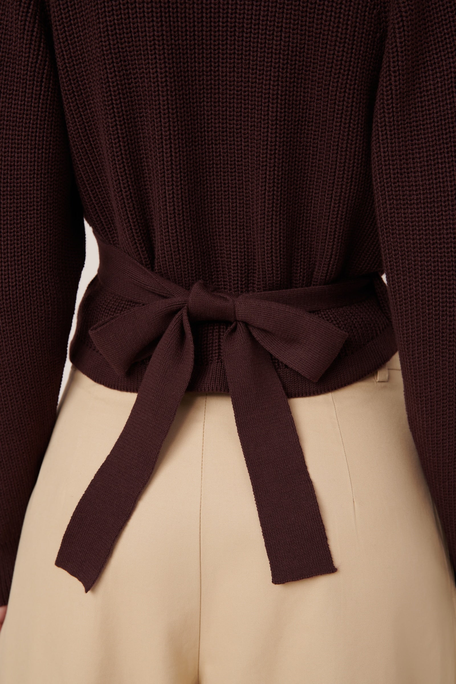 Kowtow - Composure Cardigan - Mahogany