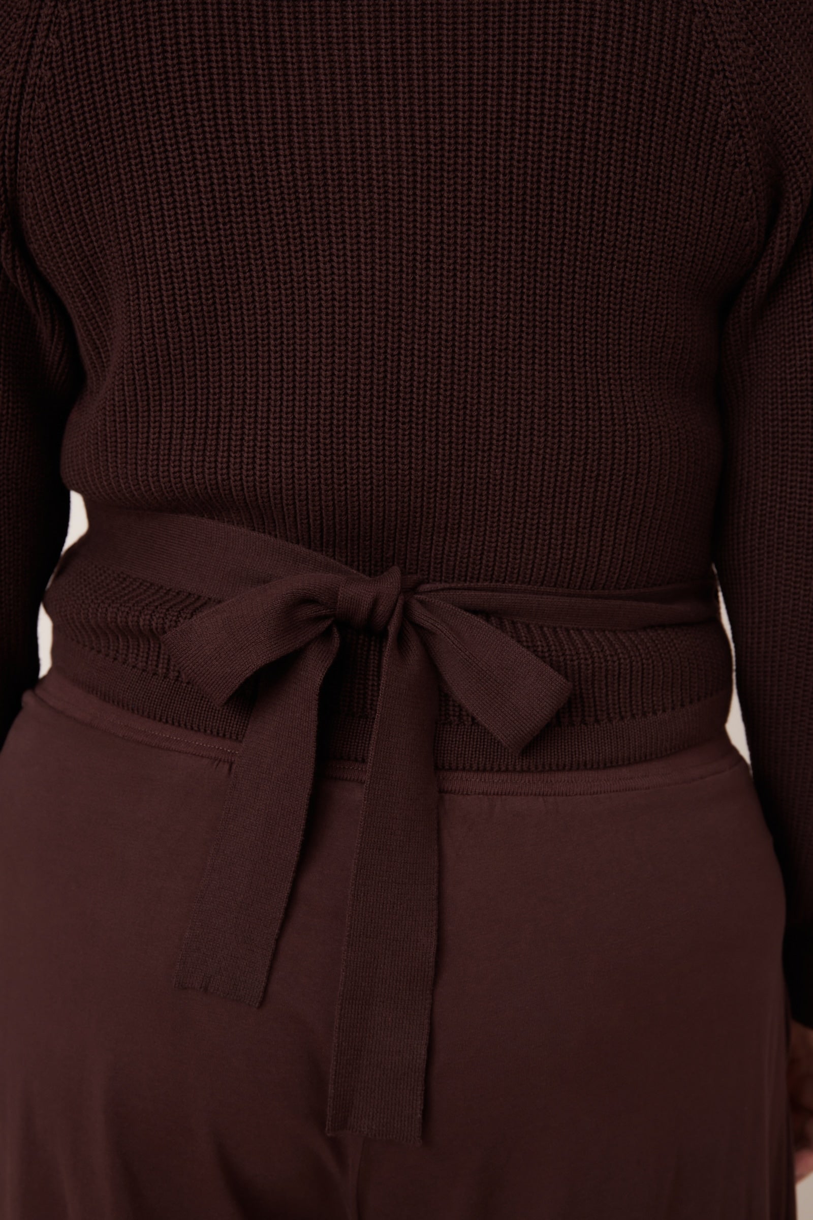 Kowtow - Composure Cardigan - Mahogany