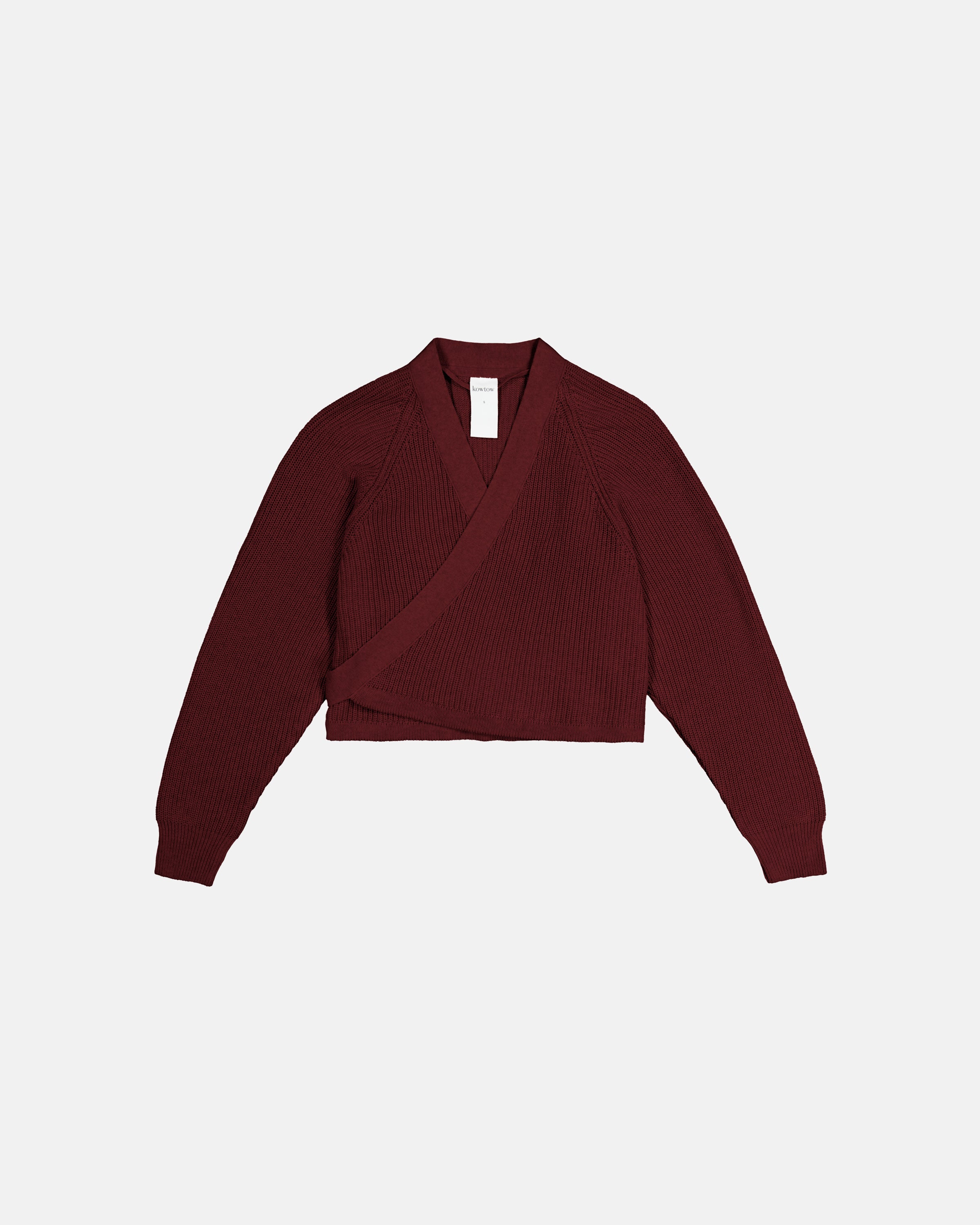 Kowtow - Composure Cardigan - Maroon