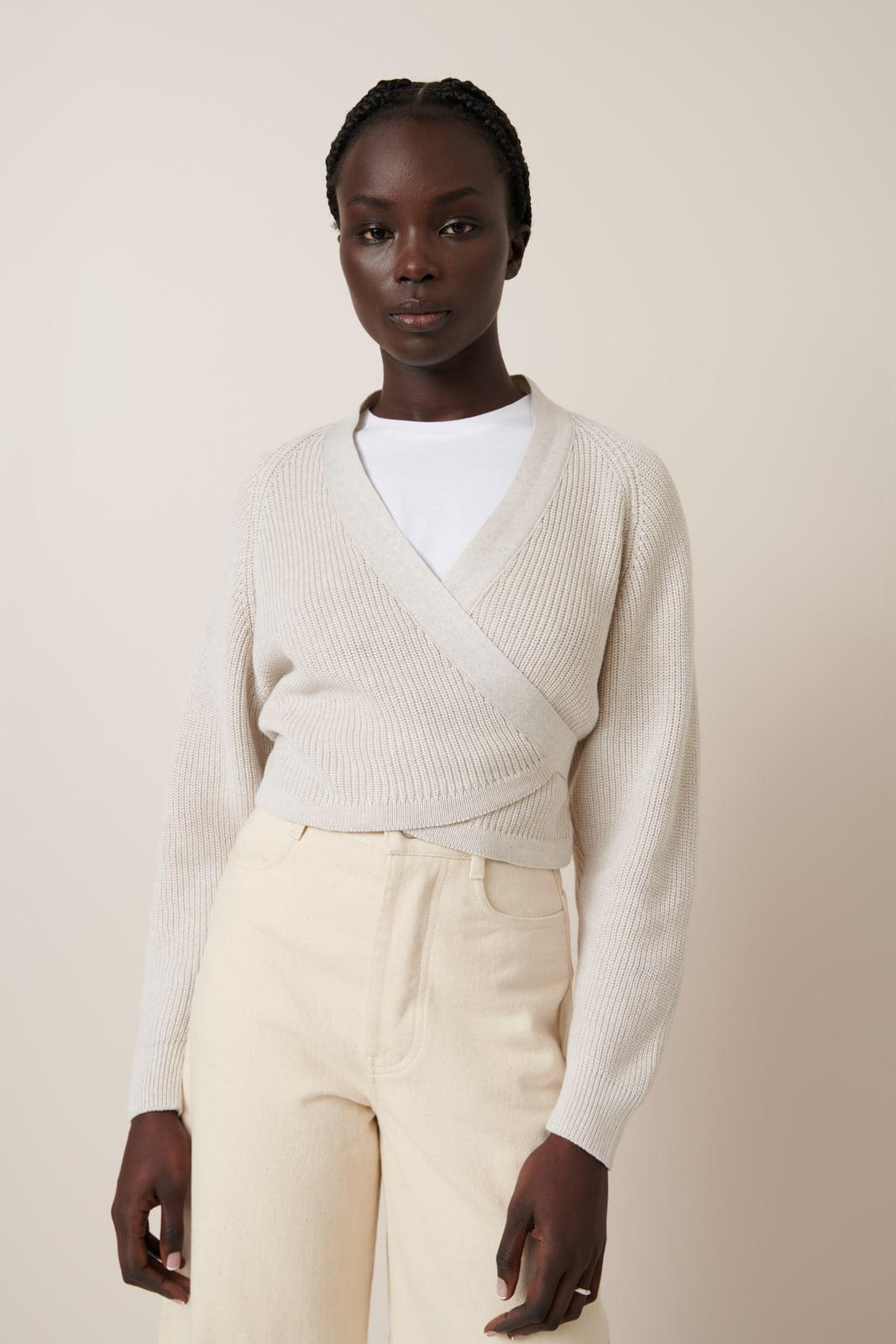 Kowtow - Composure Cardigan - Oat Melange