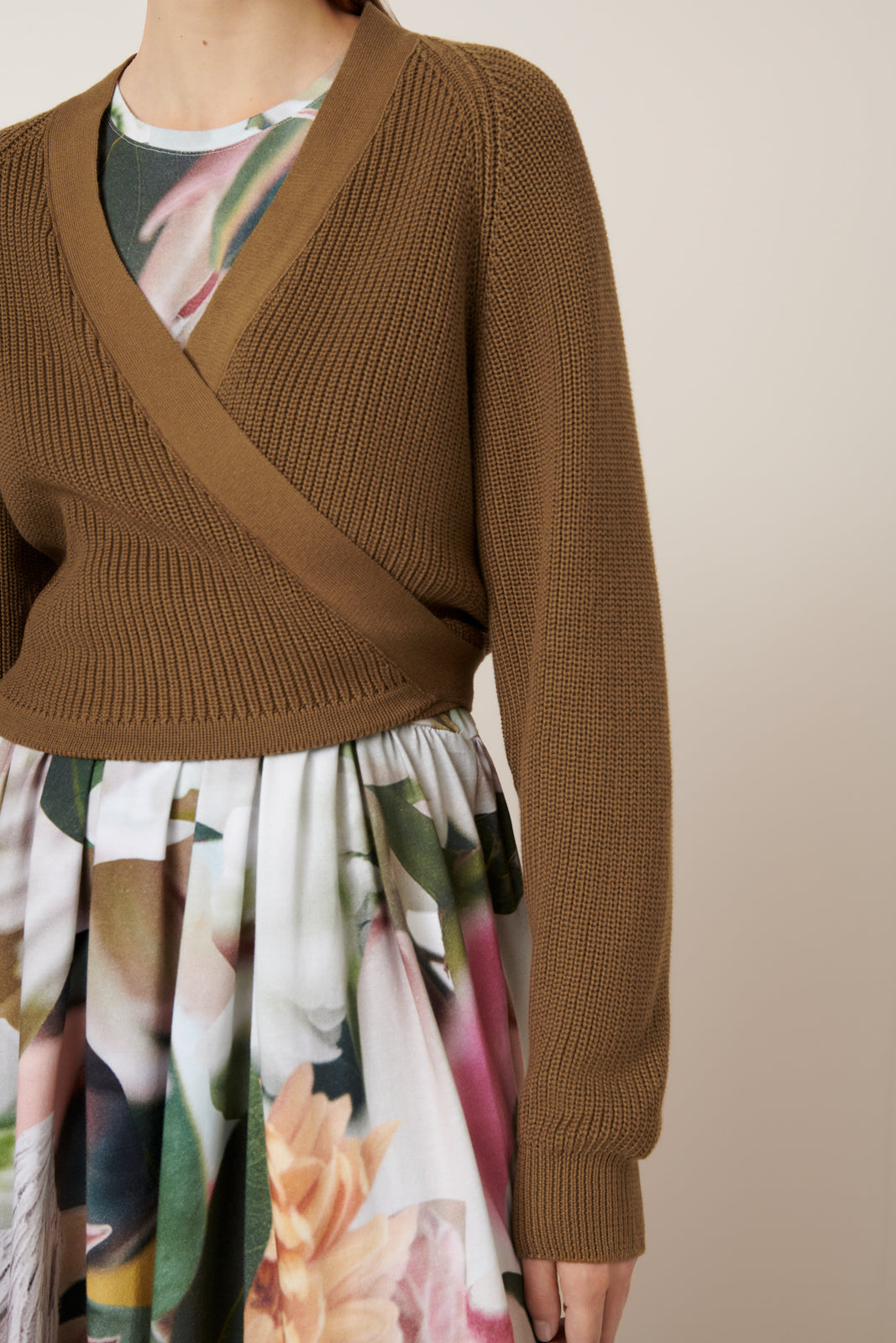 Kowtow - Composure Cardigan - Dark Spice